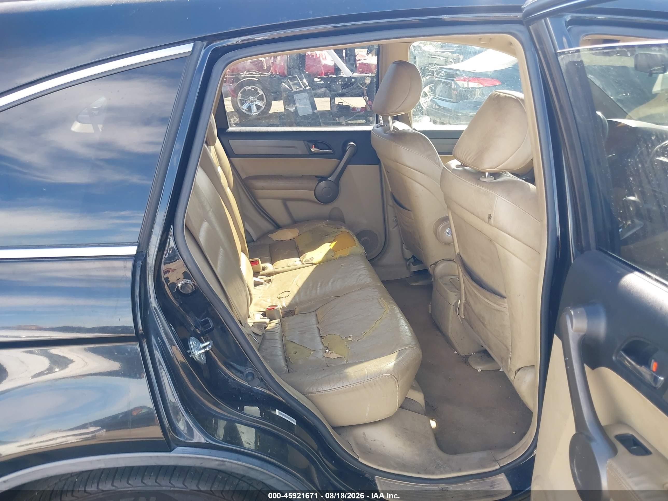2009 Honda Cr-v Ex-l Черный vin: JHLRE38789C011449