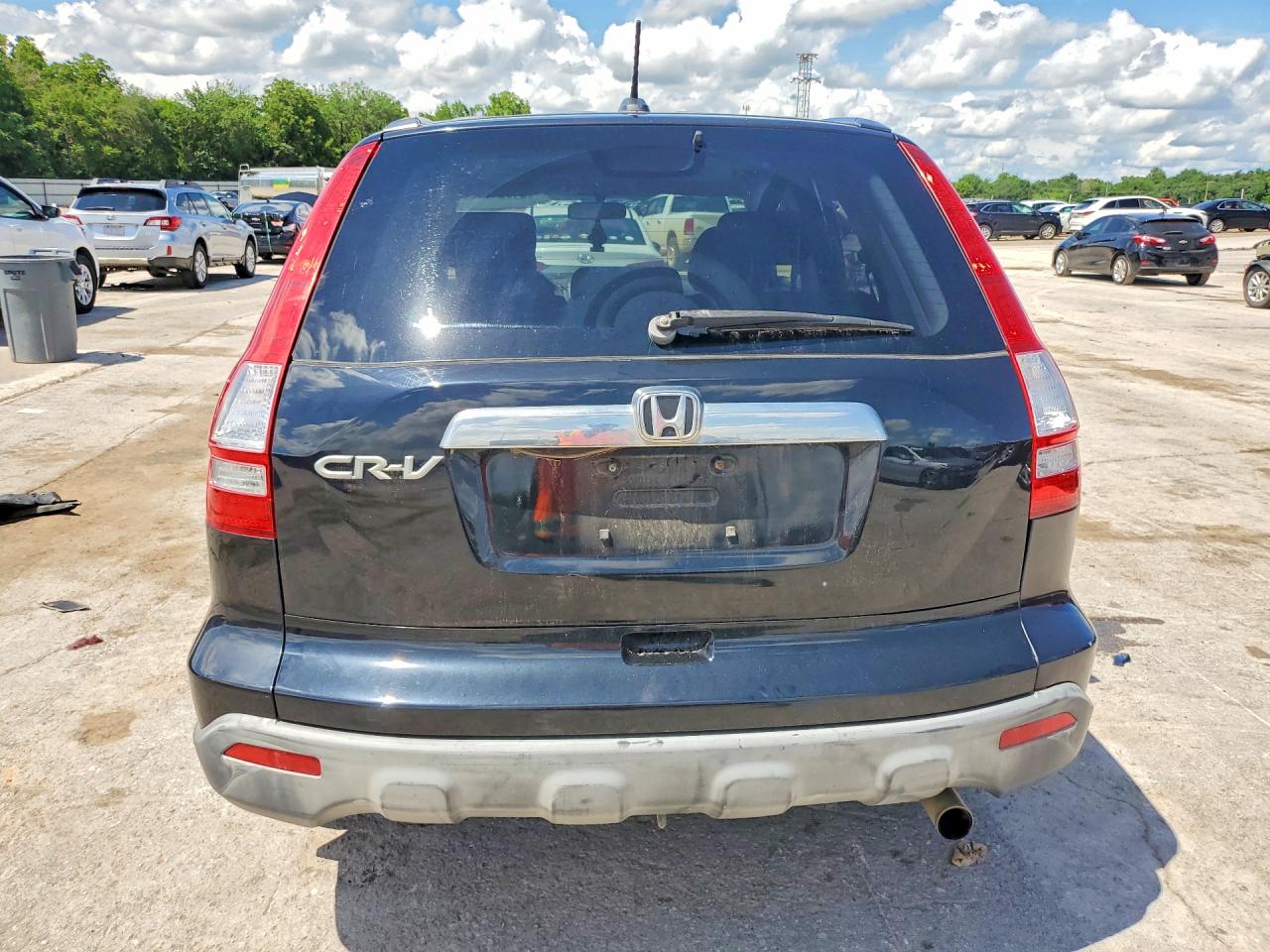 2007 Honda Crv Ex-l Black vin: JHLRE38797C006435