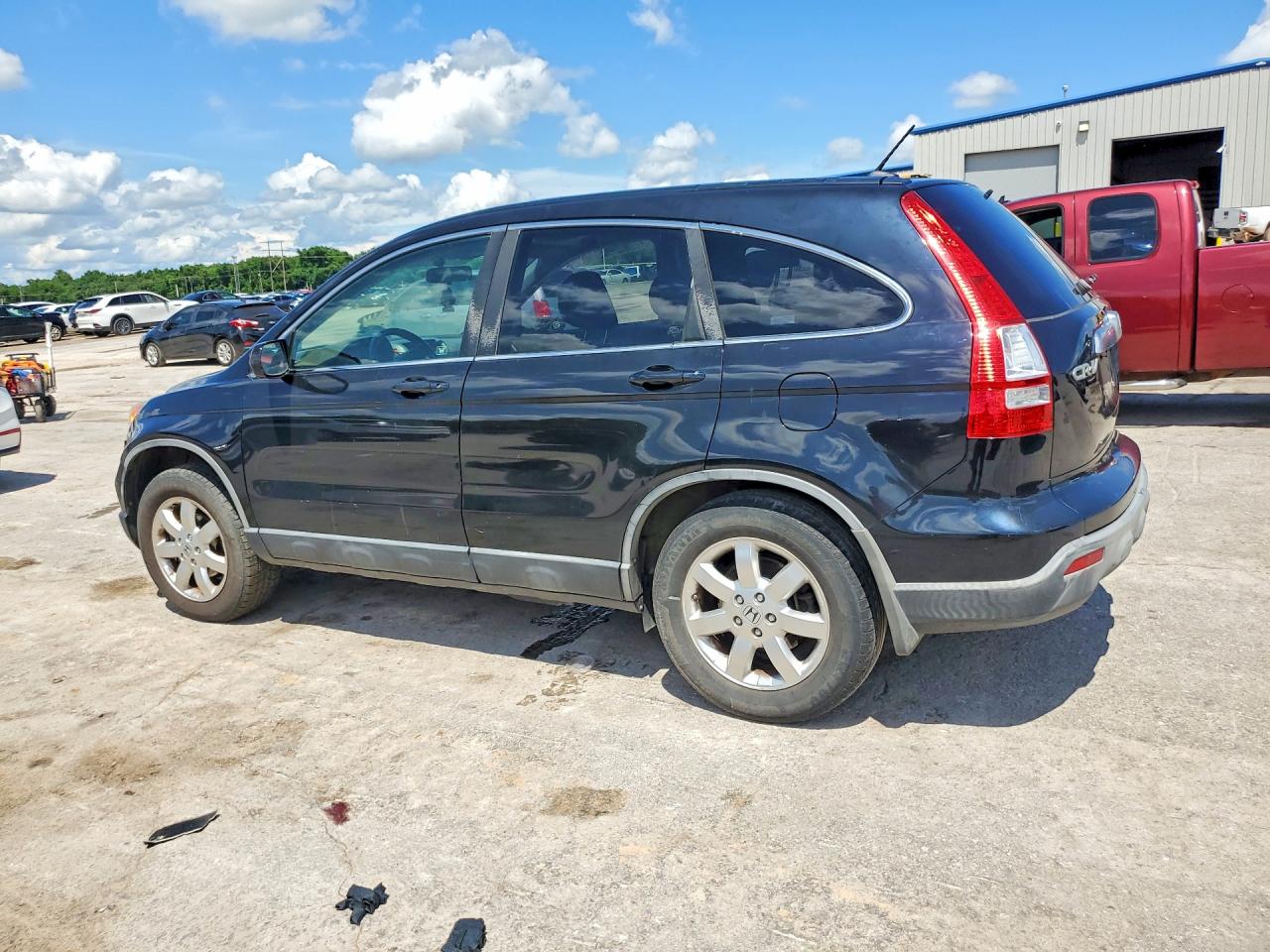 2007 Honda Crv Ex-l Black vin: JHLRE38797C006435