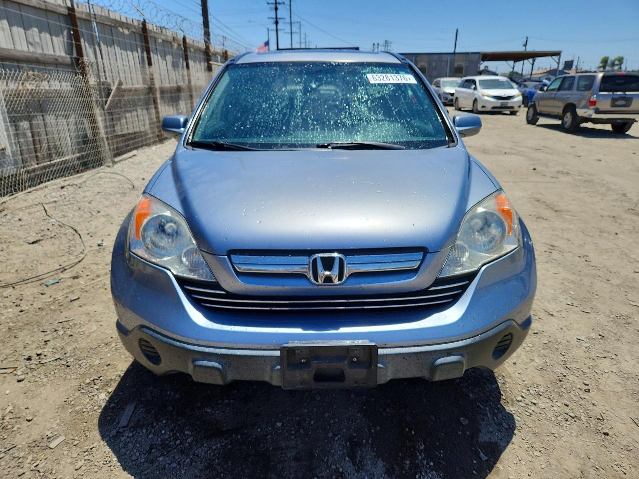 2007 Honda Cr-v Exl Blue vin: JHLRE38797C019699