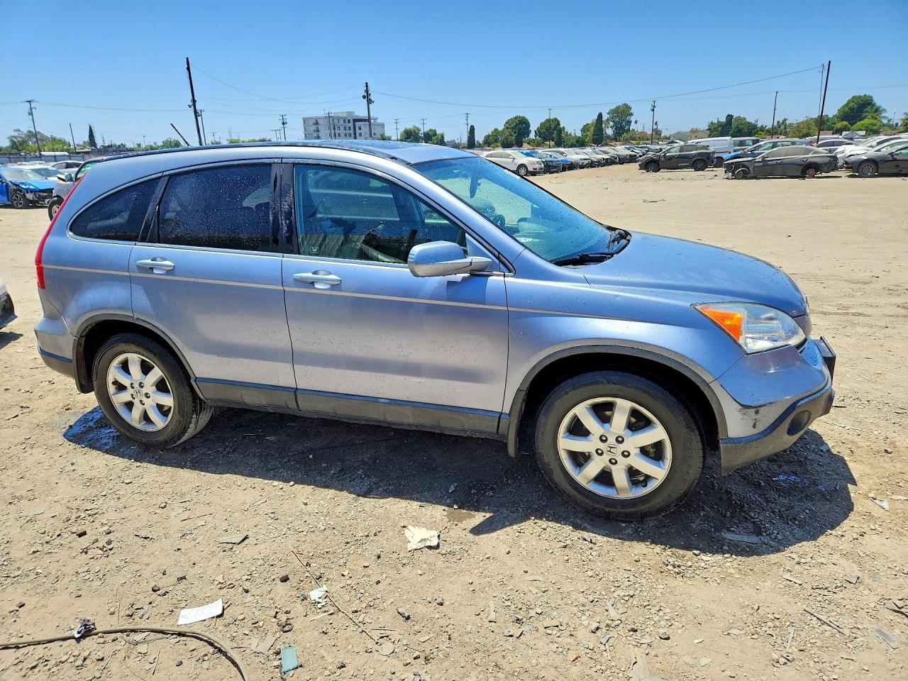 2007 Honda Cr-v Exl Blue vin: JHLRE38797C019699