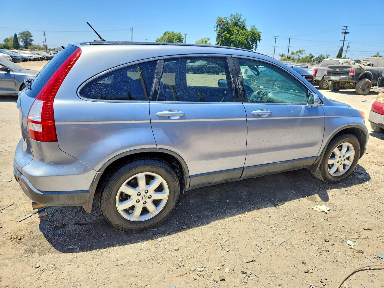 2007 Honda Cr-v Exl Blue vin: JHLRE38797C019699