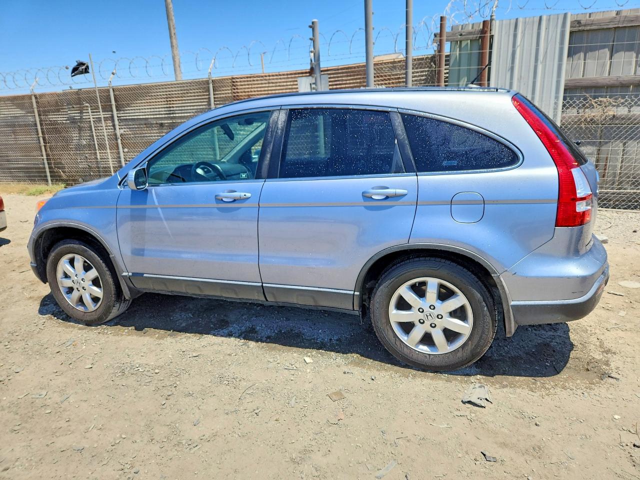 2007 Honda Cr-v Exl Blue vin: JHLRE38797C019699