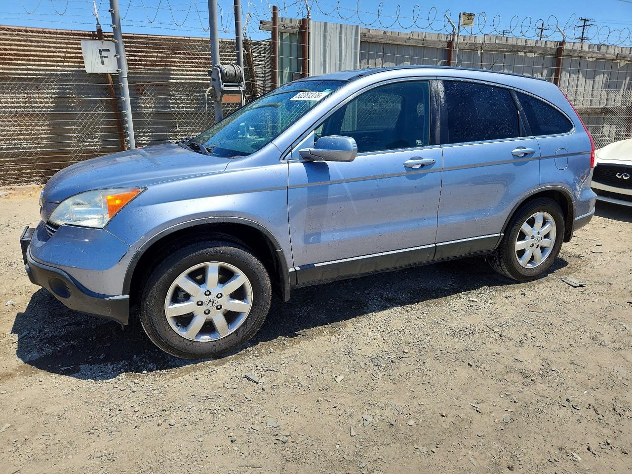 2007 Honda Cr-v Exl Blue vin: JHLRE38797C019699