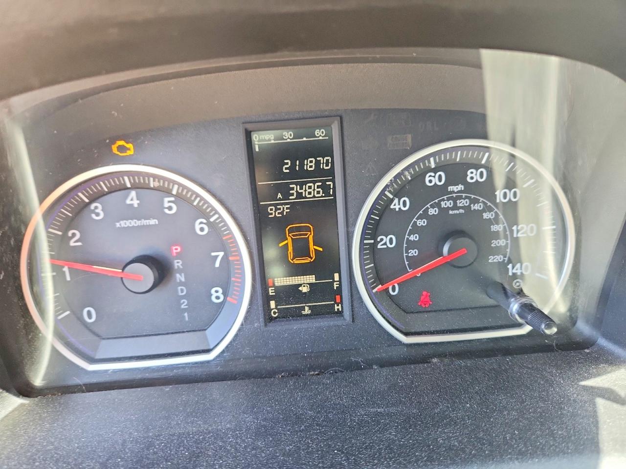 2007 Honda Cr-v Exl Blue vin: JHLRE38797C019699