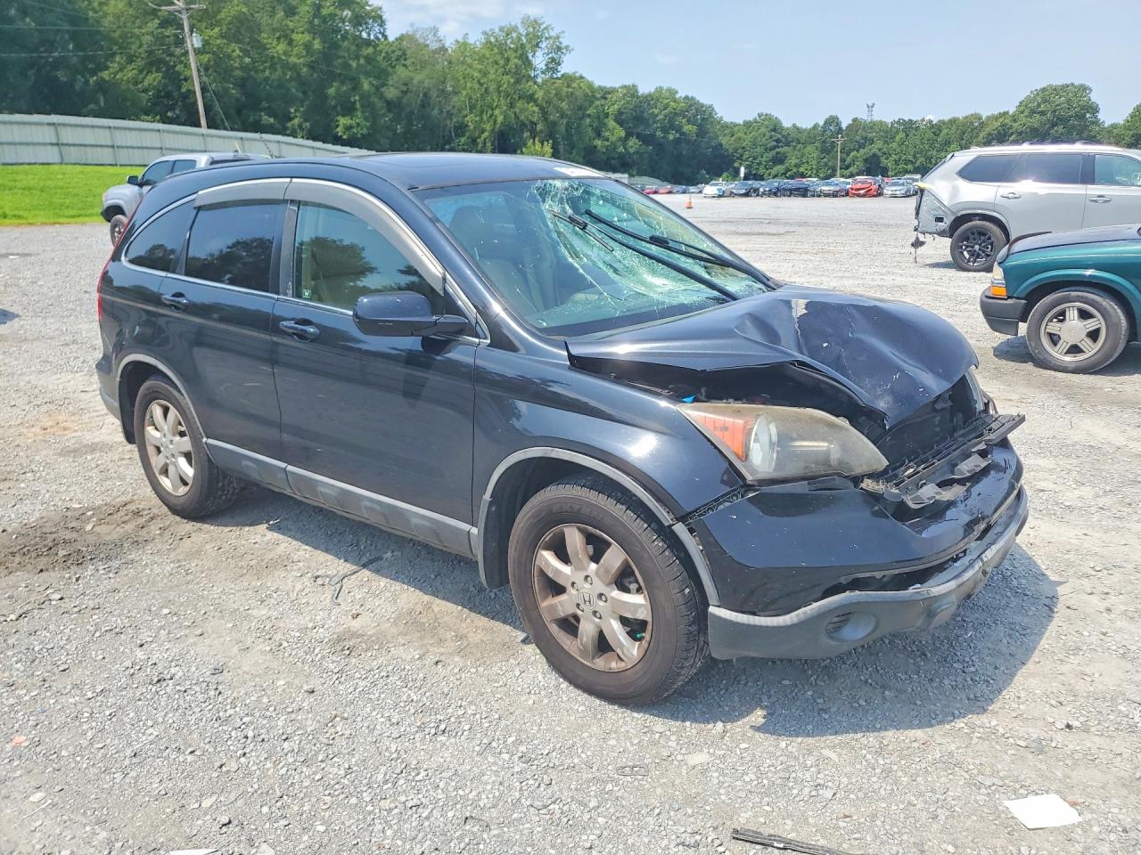 2007 Honda Cr-v Exl Black vin: JHLRE38797C020285