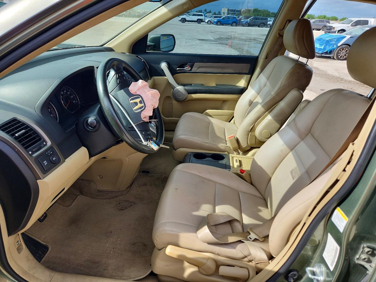 2007 Honda Cr-v Exl Green vin: JHLRE38797C025549