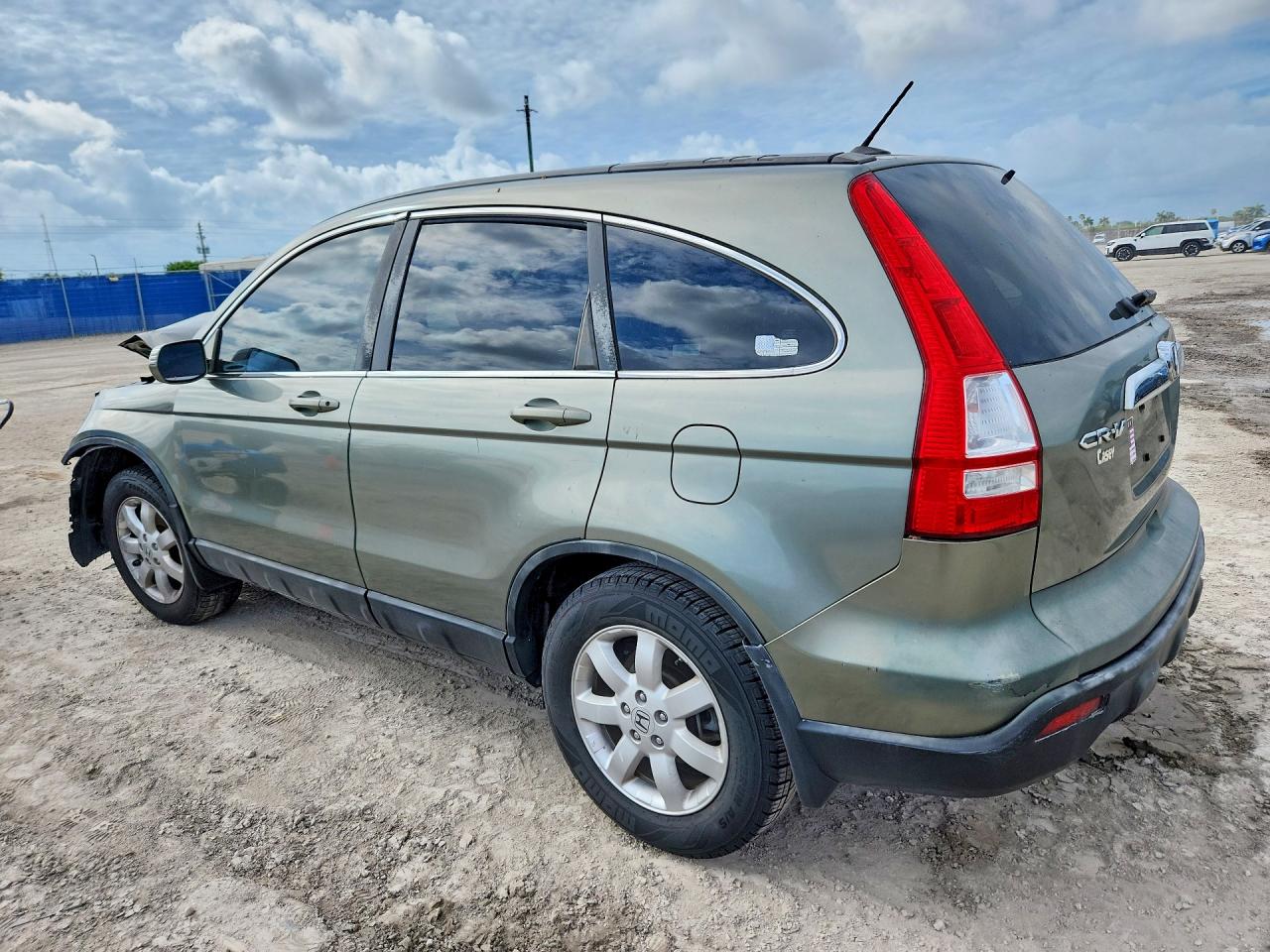2007 Honda Cr-v Exl Green vin: JHLRE38797C025549