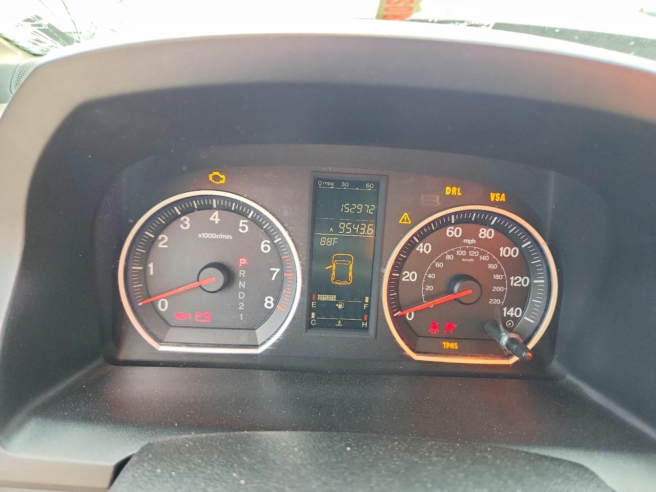 2007 Honda Cr-v Exl Green vin: JHLRE38797C025549