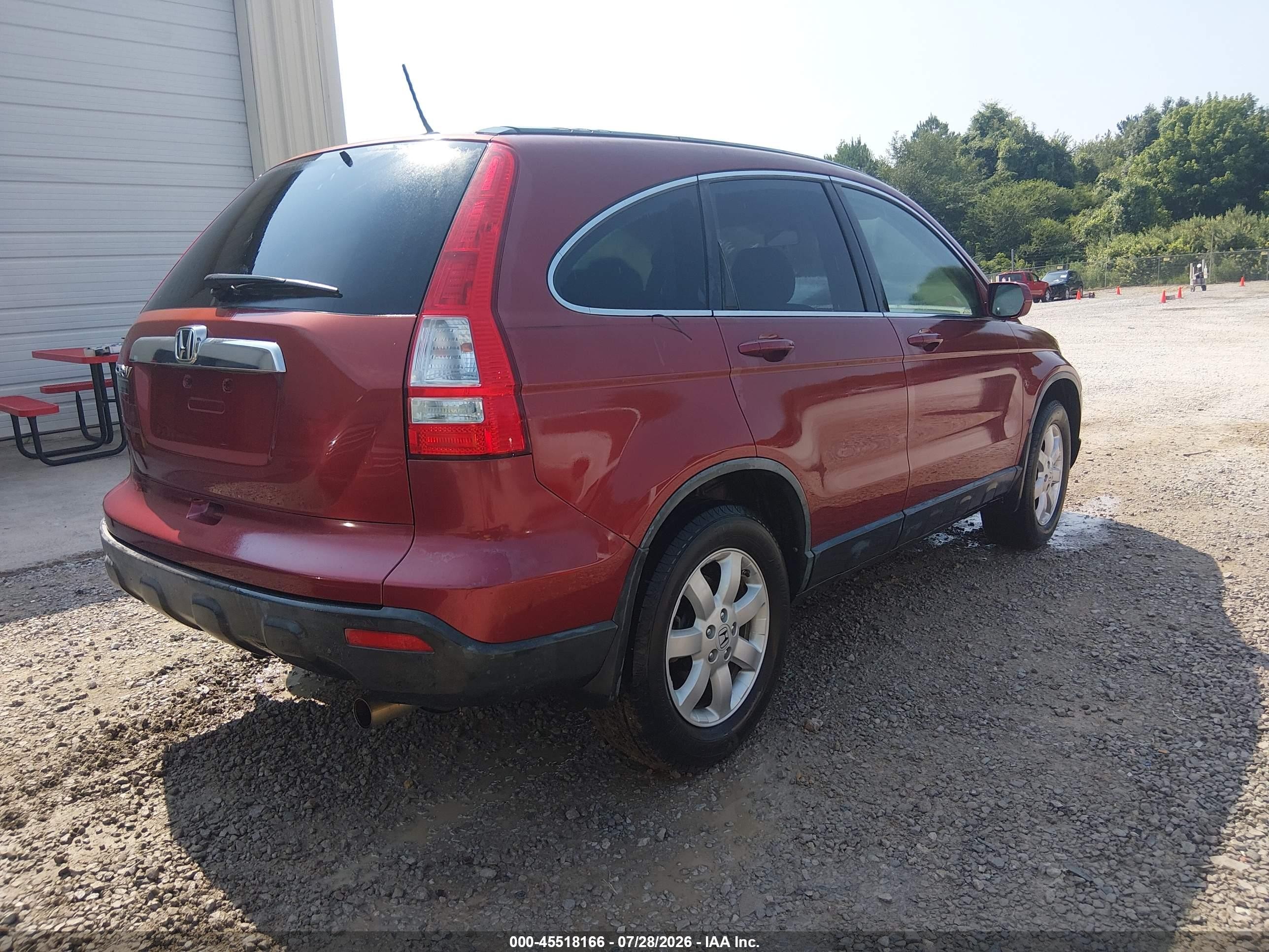 2007 Honda Cr-v Ex-l Red vin: JHLRE38797C029097