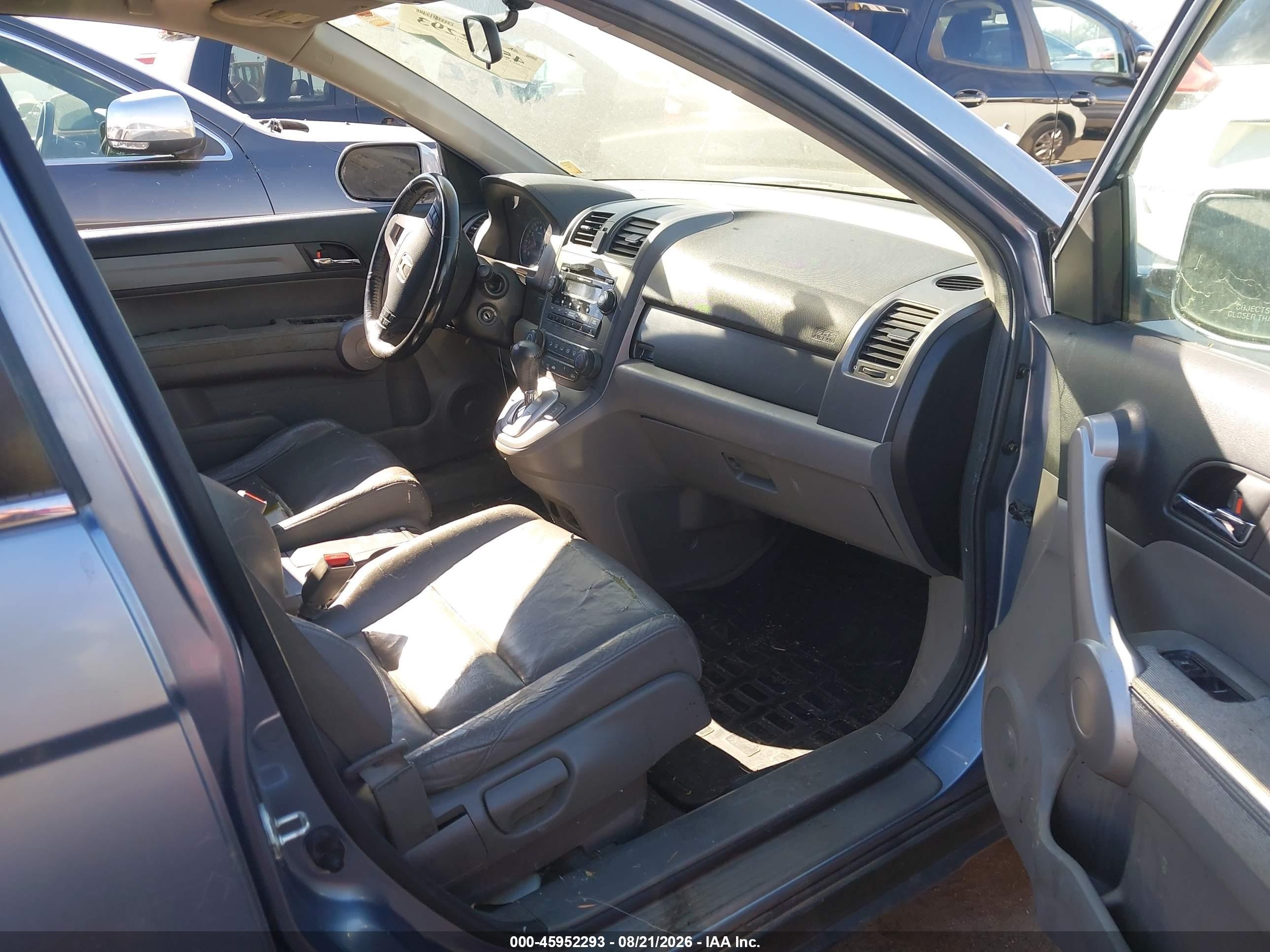 2007 Honda Cr-v Ex-l Light Blue vin: JHLRE38797C050080