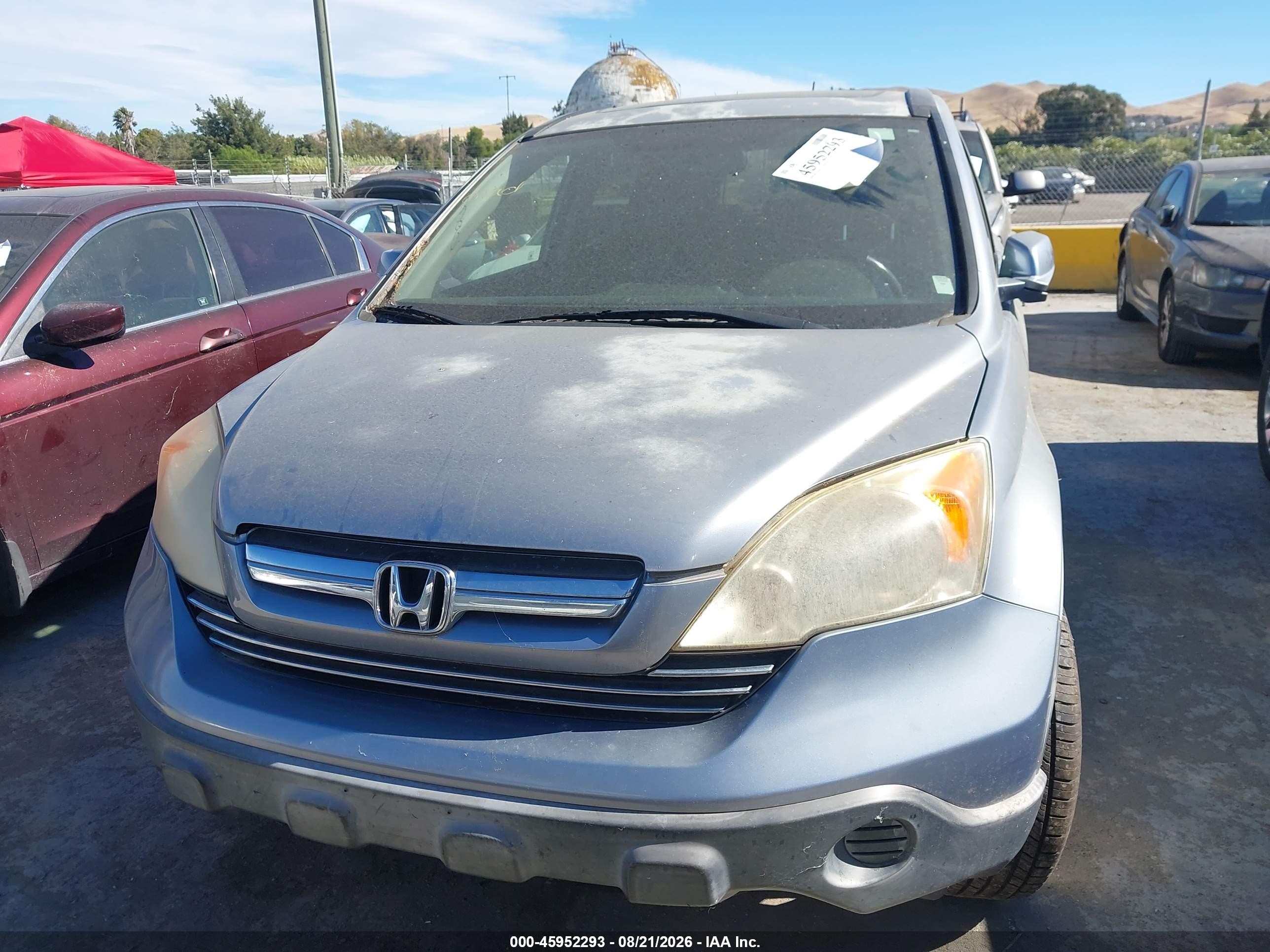 2007 Honda Cr-v Ex-l Light Blue vin: JHLRE38797C050080