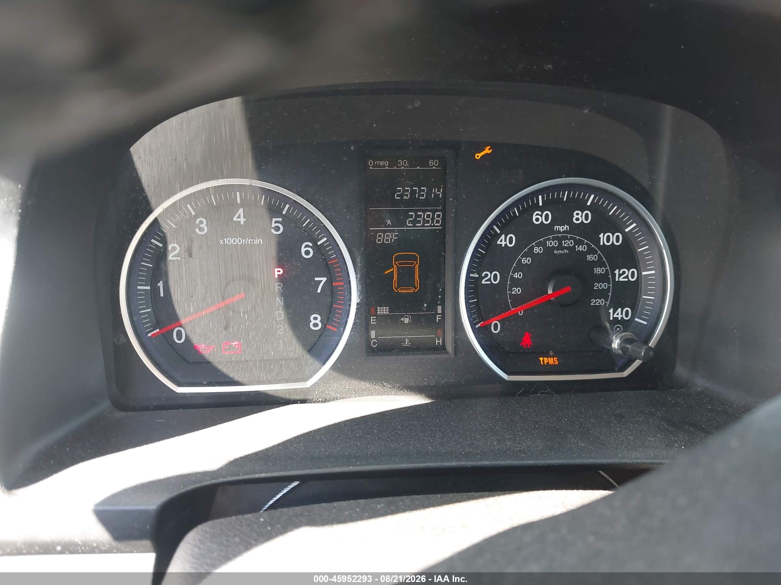 2007 Honda Cr-v Ex-l Light Blue vin: JHLRE38797C050080