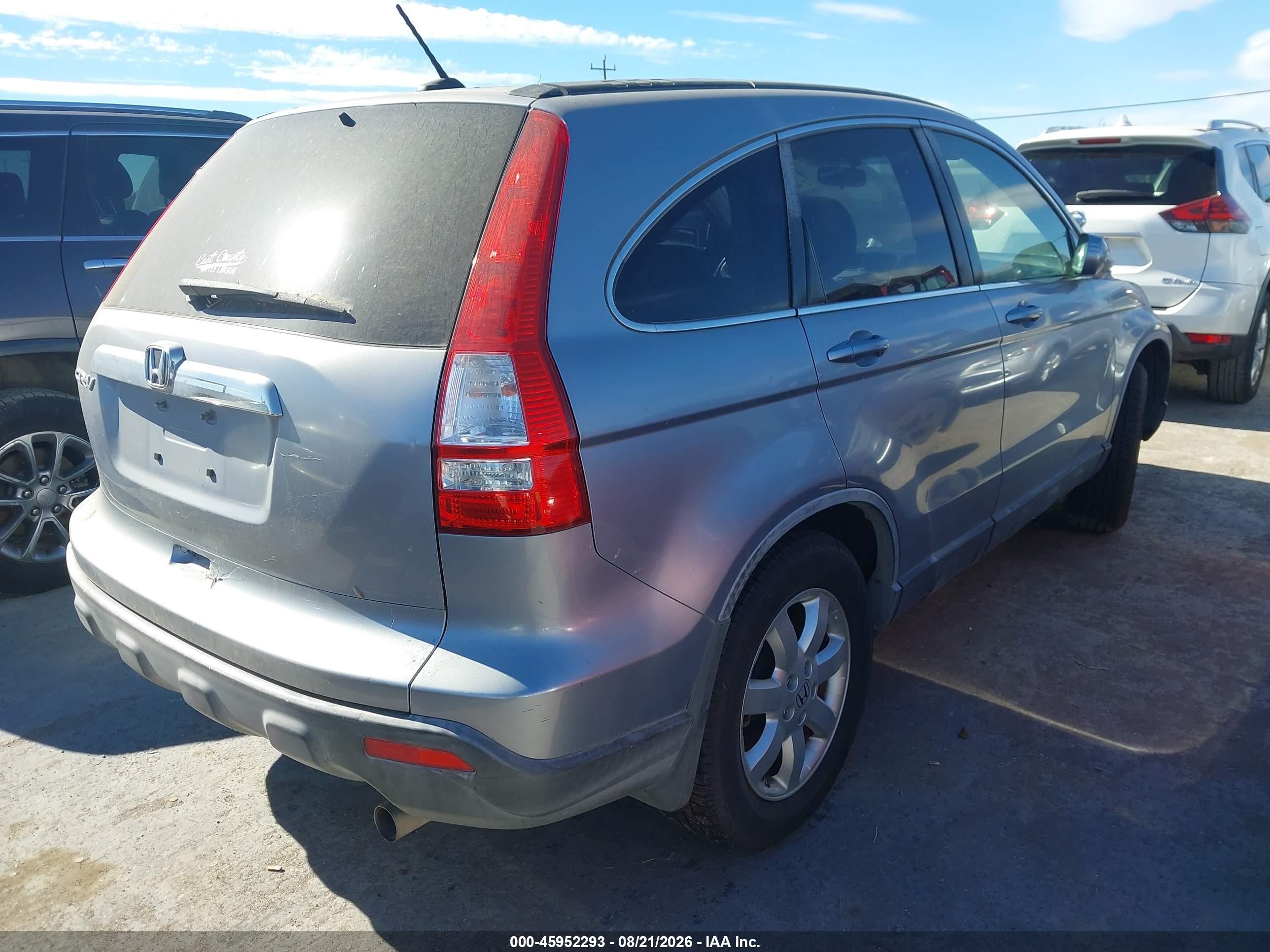 2007 Honda Cr-v Ex-l Light Blue vin: JHLRE38797C050080