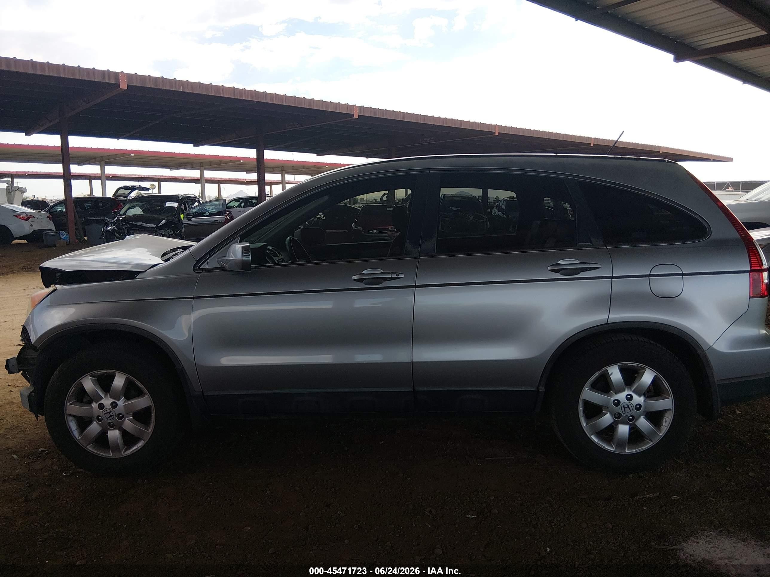2007 Honda Cr-v Ex-l Silver vin: JHLRE38797C057014