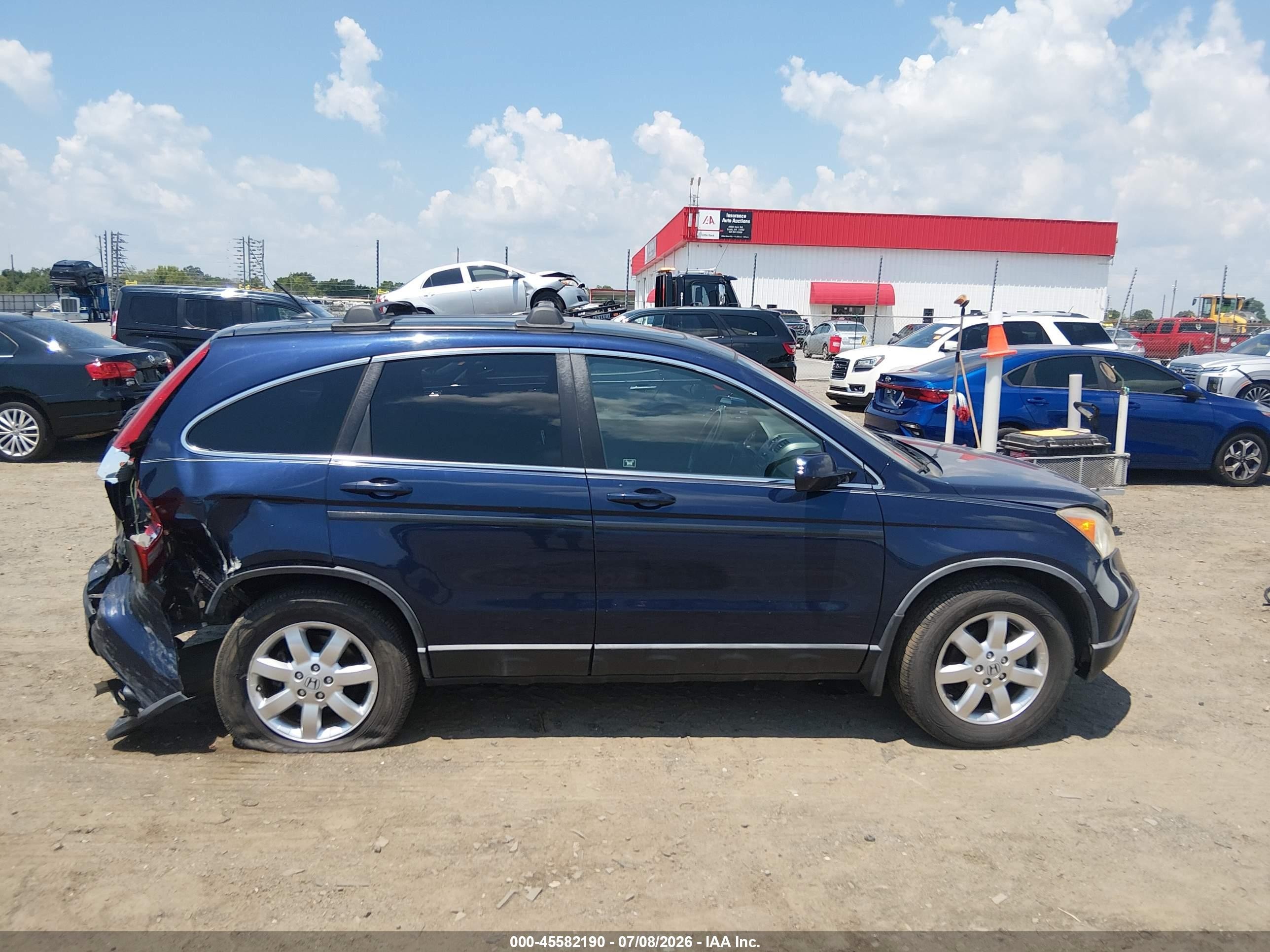 2008 Honda Cr-v Ex-l Dark Blue vin: JHLRE38798C026623