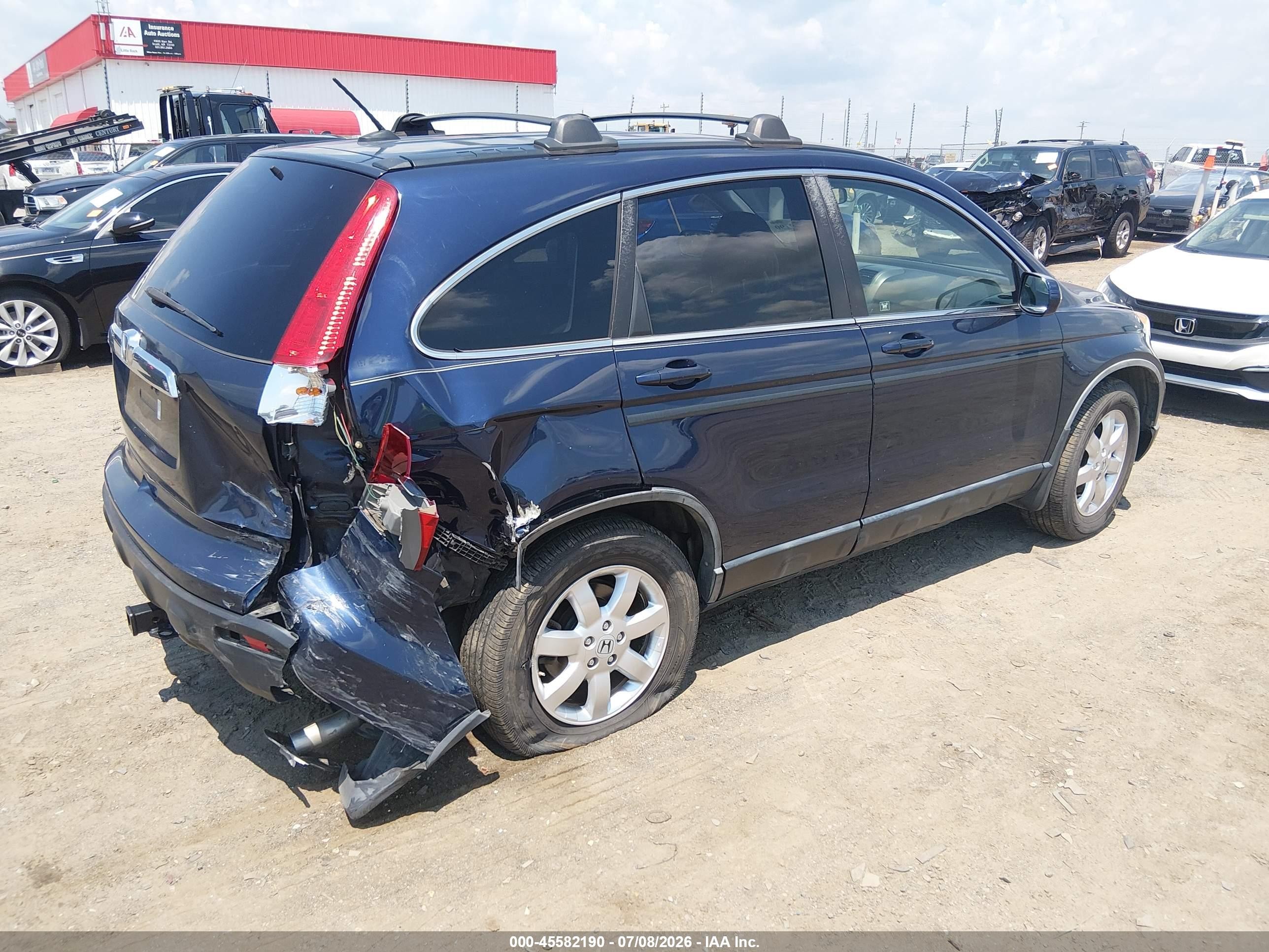 2008 Honda Cr-v Ex-l Dark Blue vin: JHLRE38798C026623