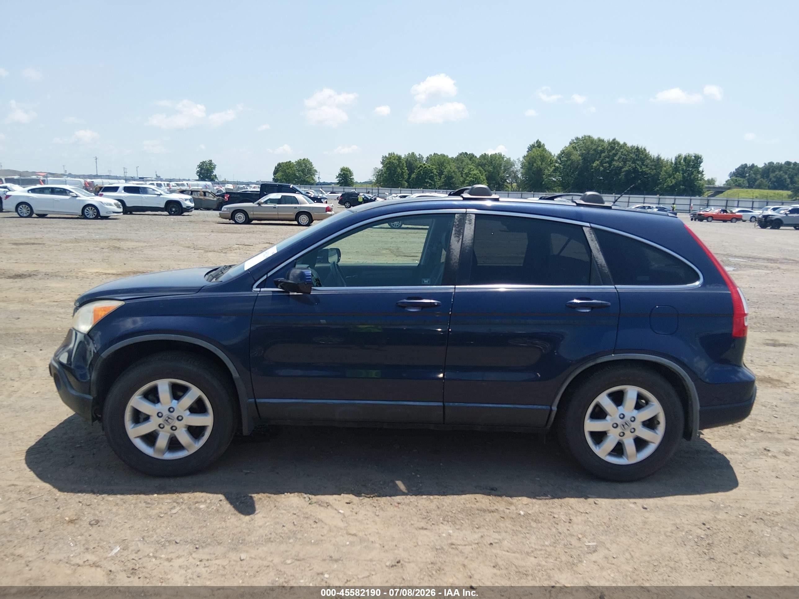2008 Honda Cr-v Ex-l Dark Blue vin: JHLRE38798C026623