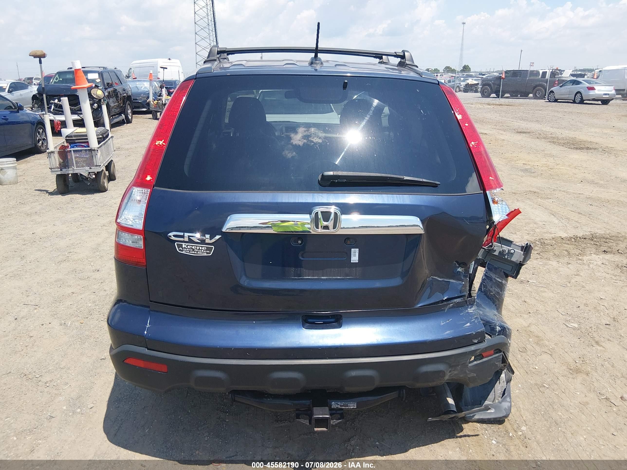 2008 Honda Cr-v Ex-l Dark Blue vin: JHLRE38798C026623