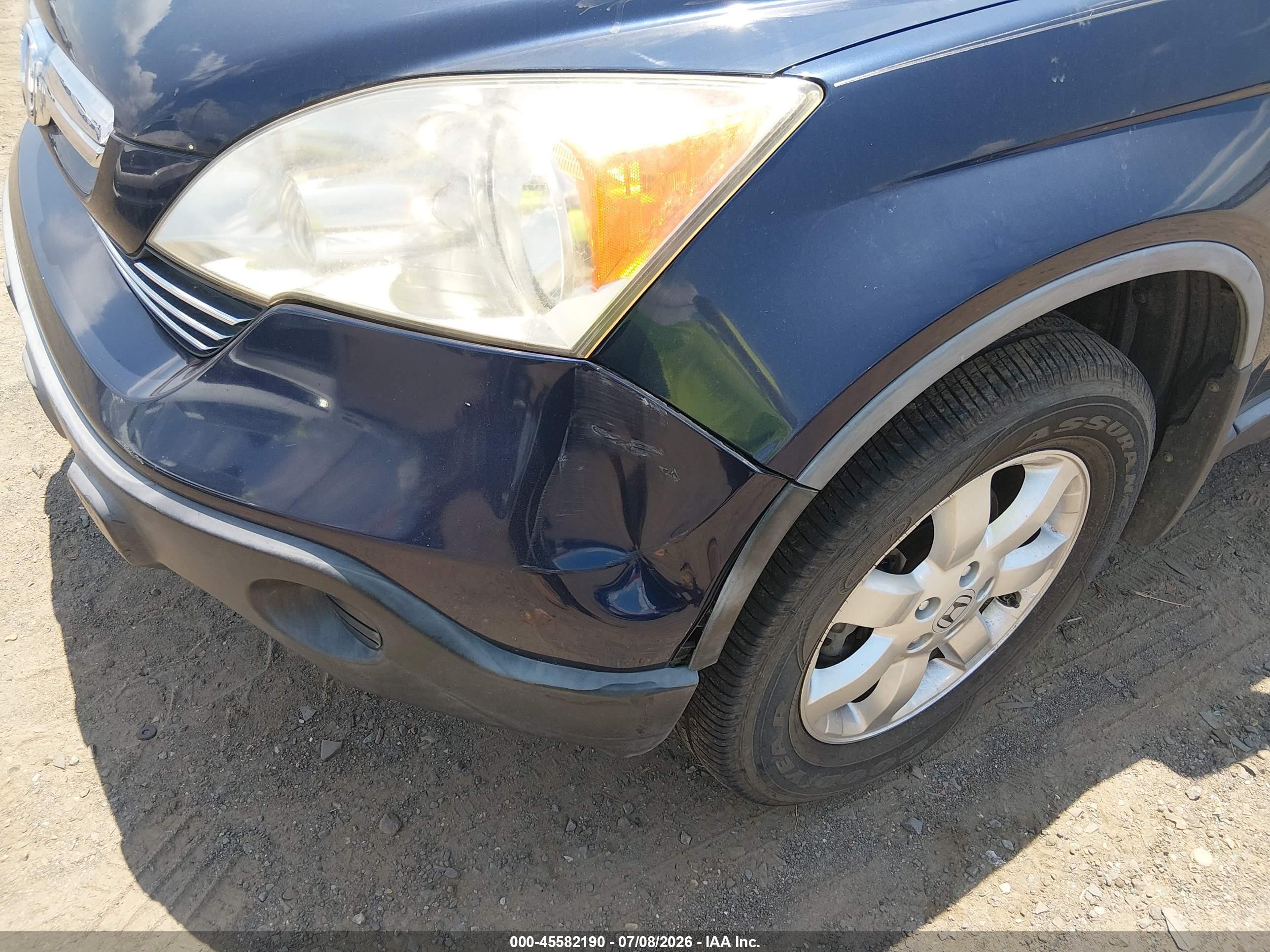 2008 Honda Cr-v Ex-l Dark Blue vin: JHLRE38798C026623
