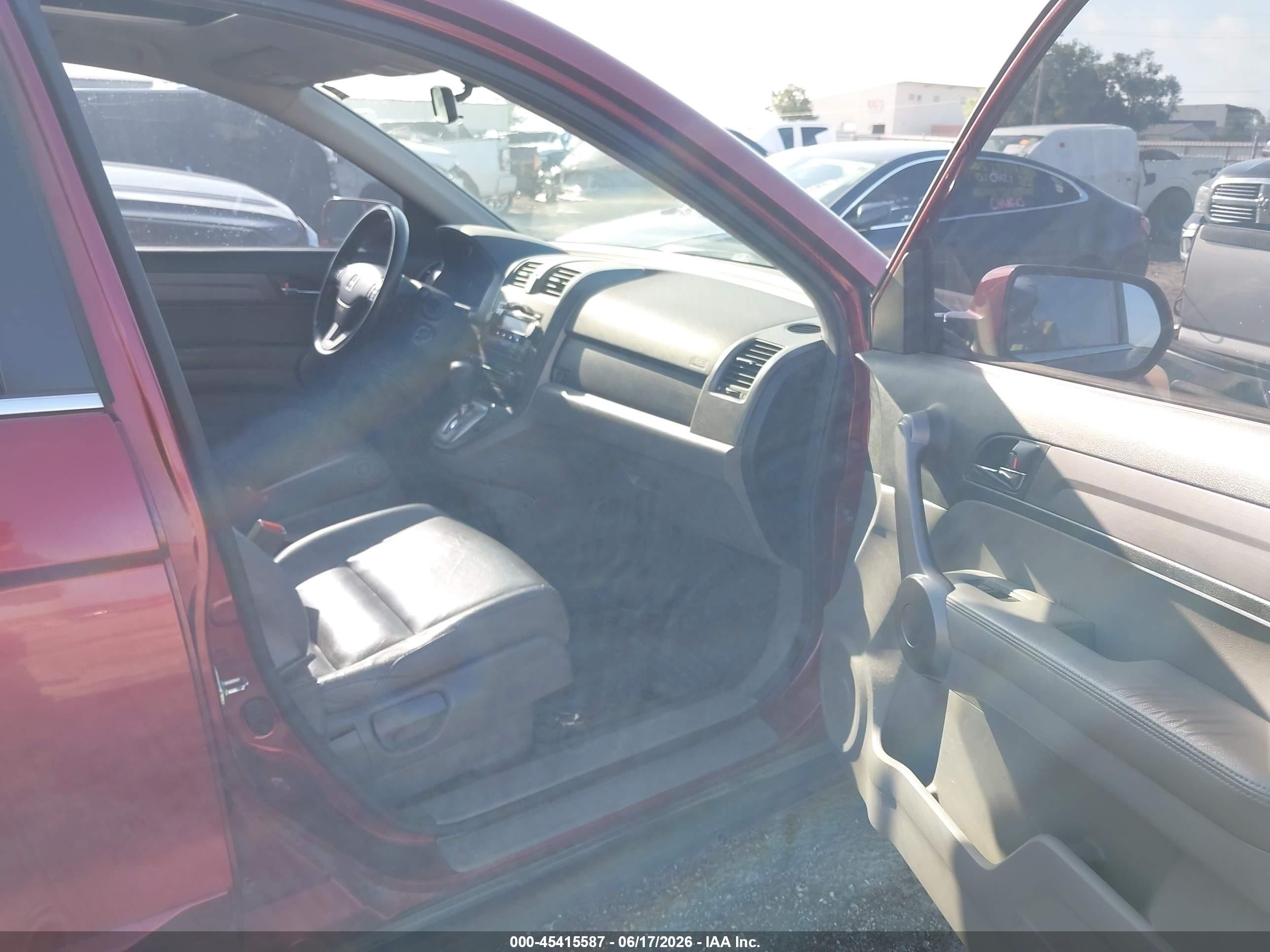 2008 Honda Cr-v Ex-l Maroon vin: JHLRE38798C027349