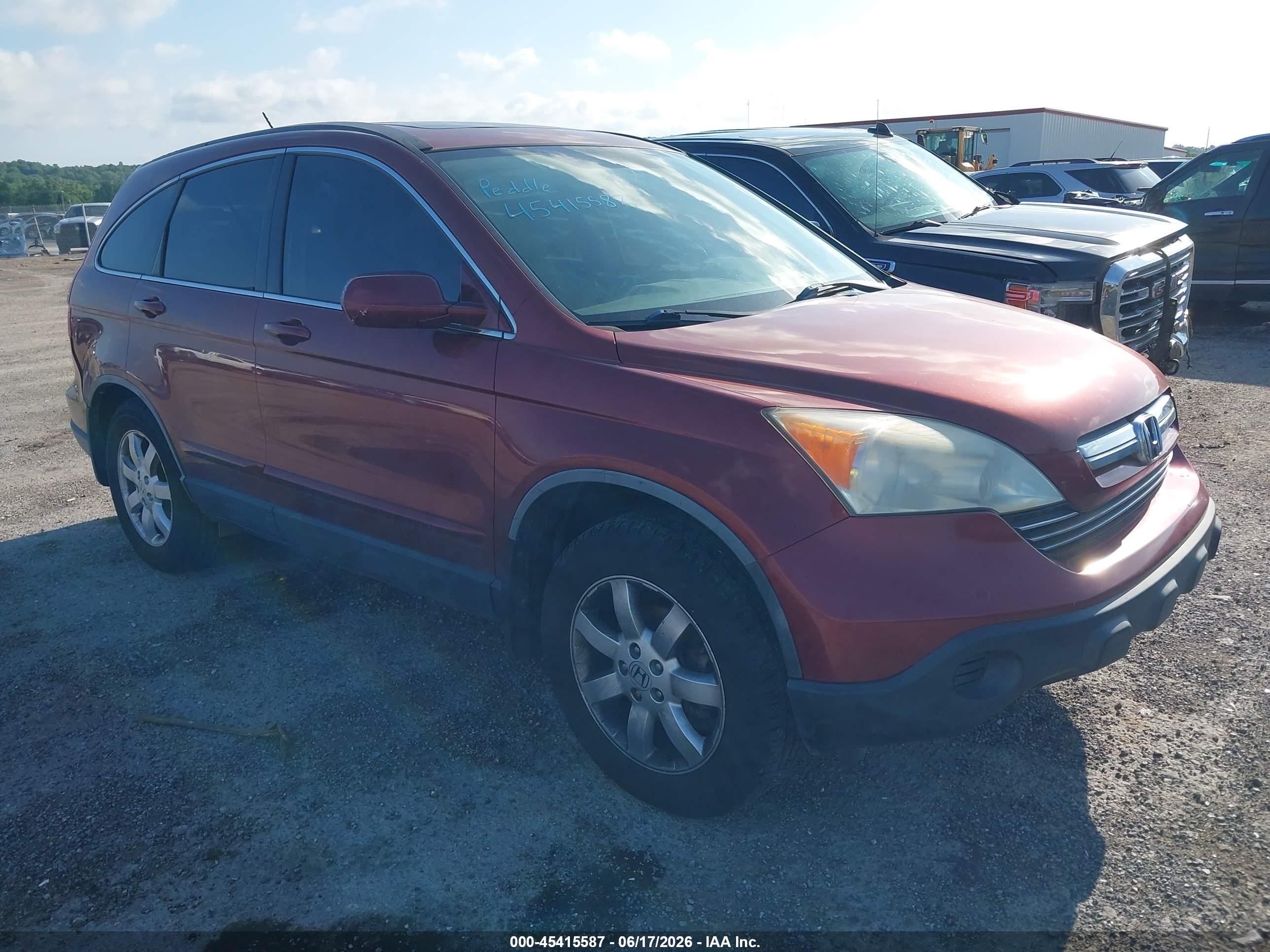 2008 Honda Cr-v Ex-l Maroon vin: JHLRE38798C027349