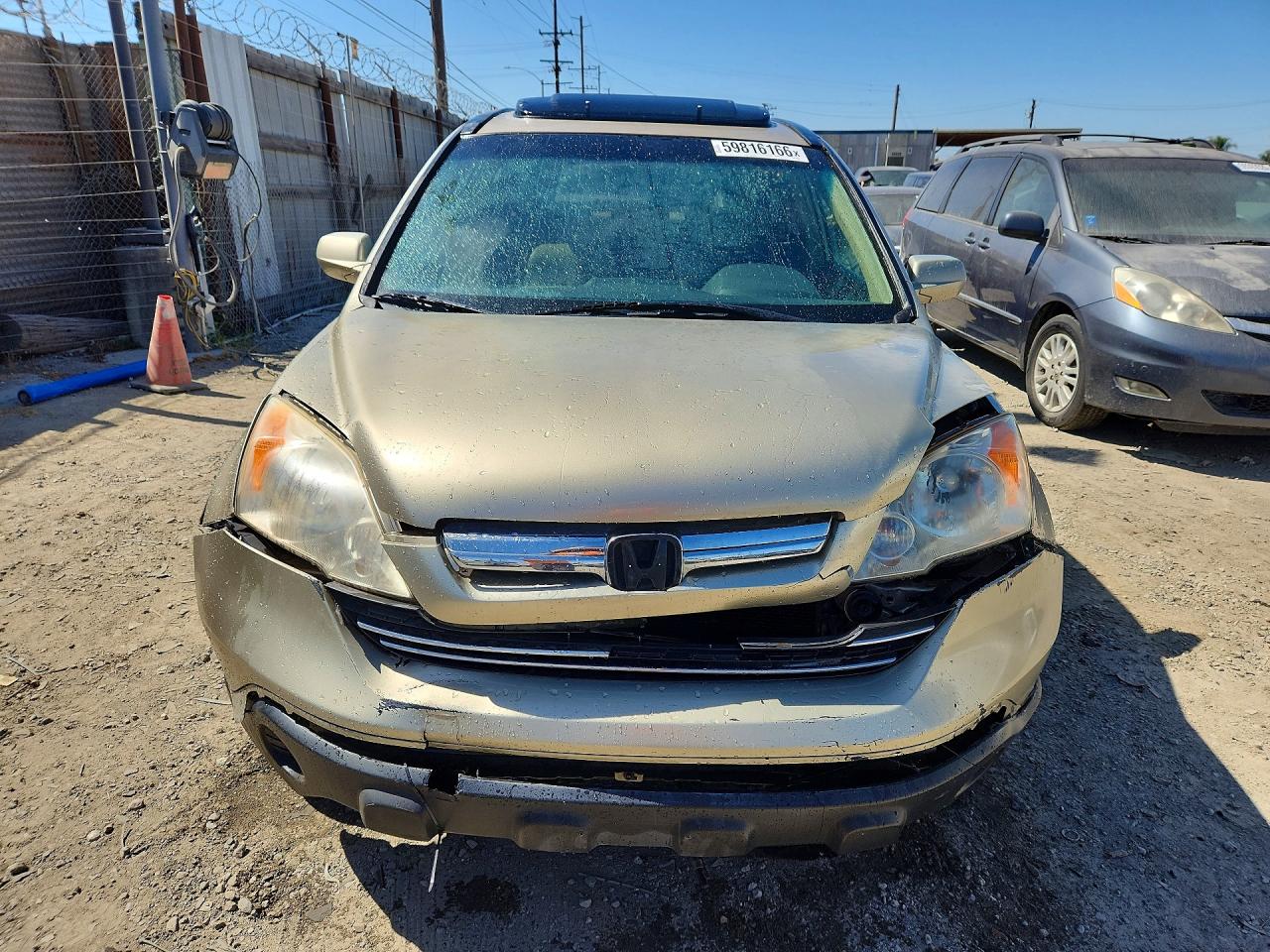 2008 Honda Cr-v Exl Gold vin: JHLRE38798C028856