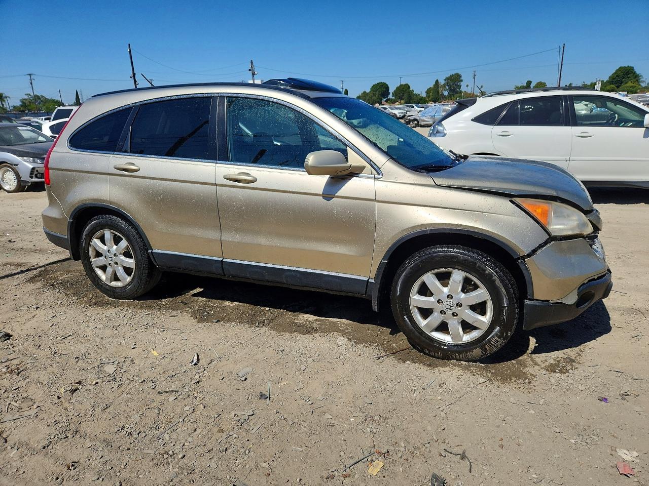 2008 Honda Cr-v Exl Gold vin: JHLRE38798C028856