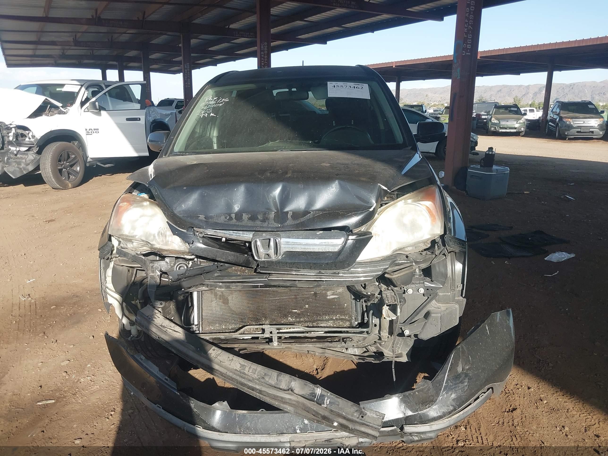 2008 Honda Cr-v Ex-l Black vin: JHLRE38798C043955