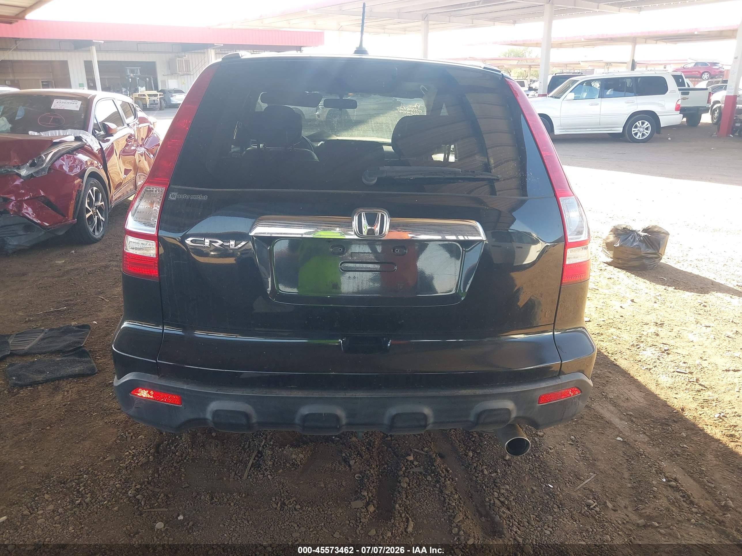 2008 Honda Cr-v Ex-l Black vin: JHLRE38798C043955