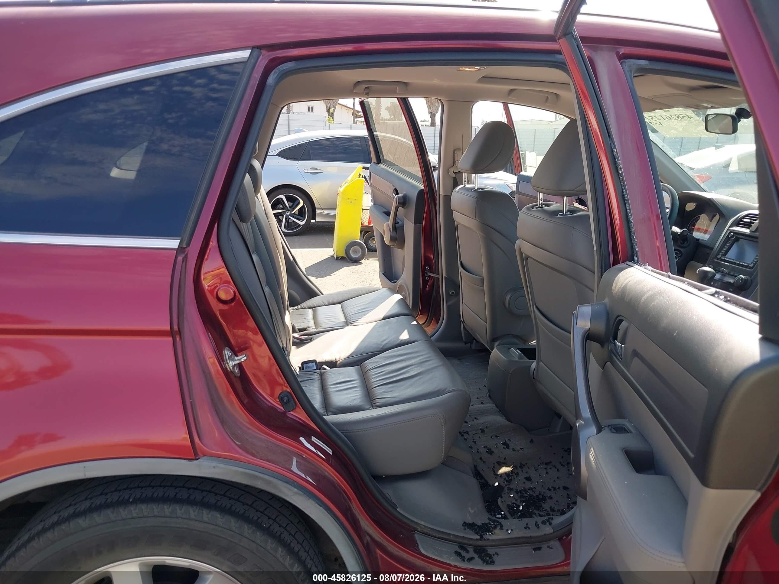 2008 Honda Cr-v Ex-l Burgundy vin: JHLRE38798C044555