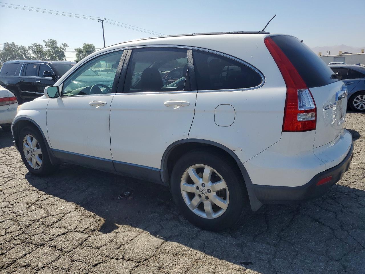 2008 Honda Cr-v Exl White vin: JHLRE38798C047052