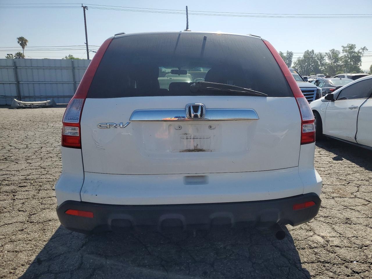 2008 Honda Cr-v Exl White vin: JHLRE38798C047052