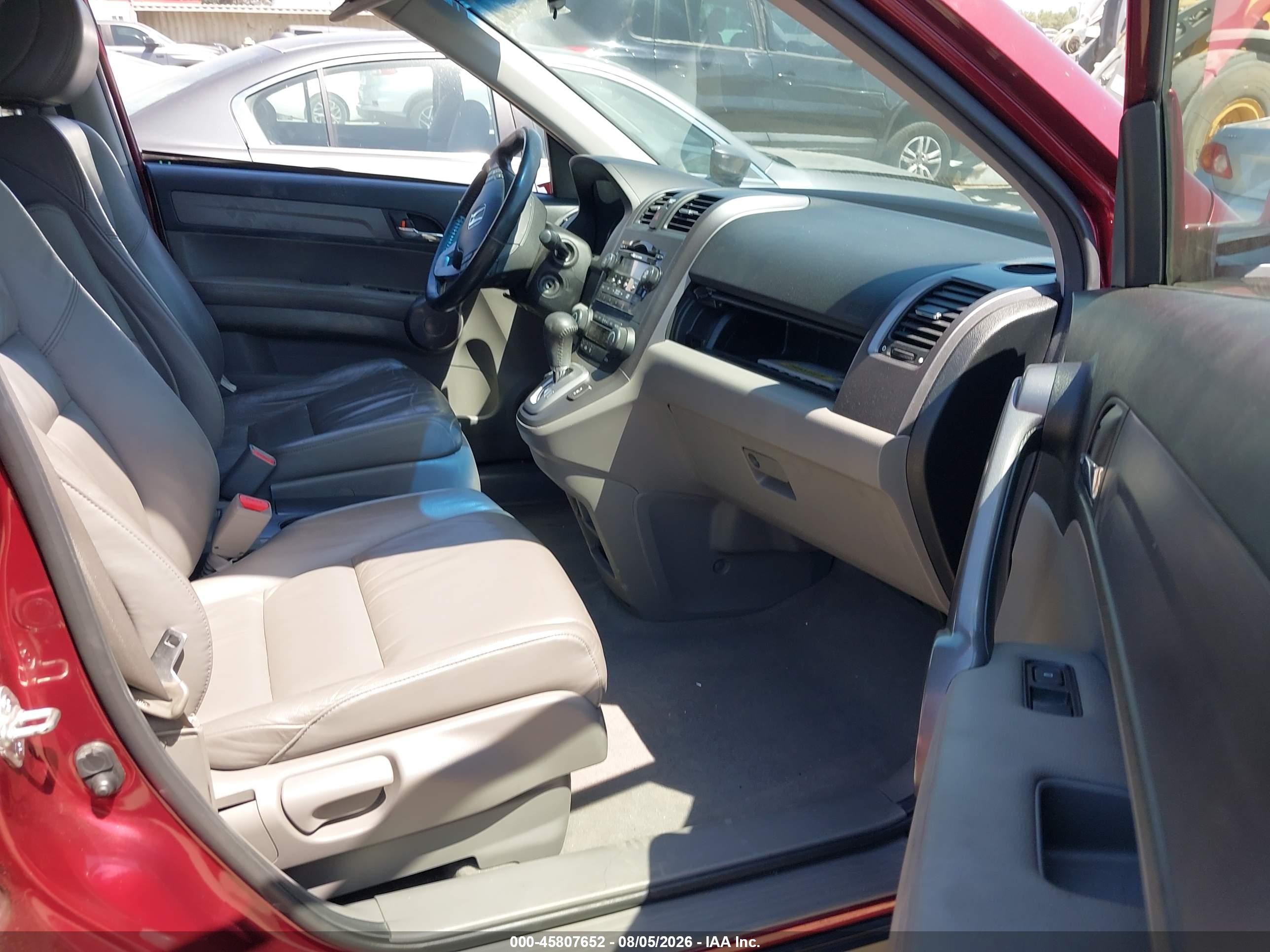 2008 Honda Cr-v Ex-l Red vin: JHLRE38798C054955