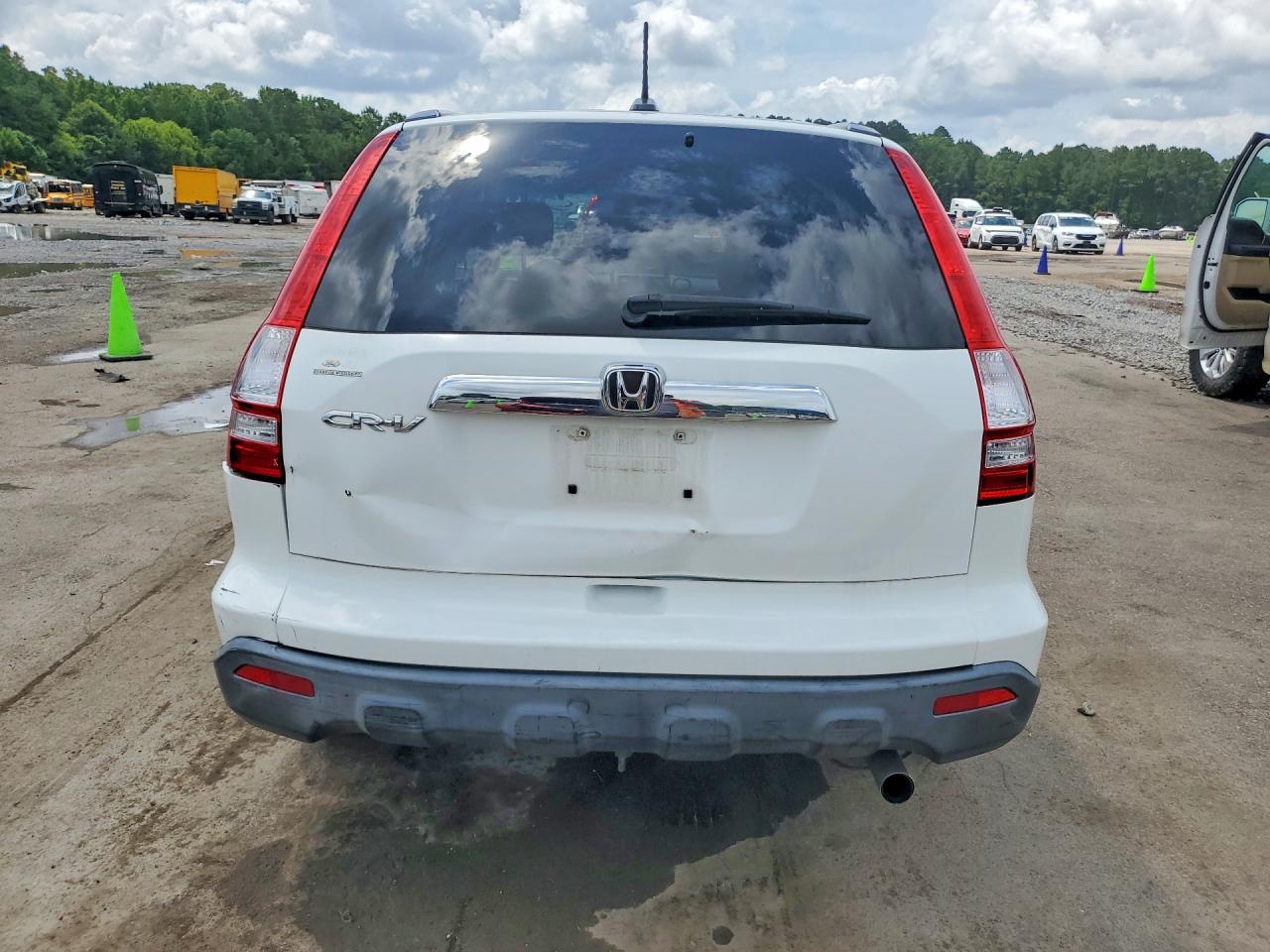 2009 Honda Cr-v Exl White vin: JHLRE38799C014778