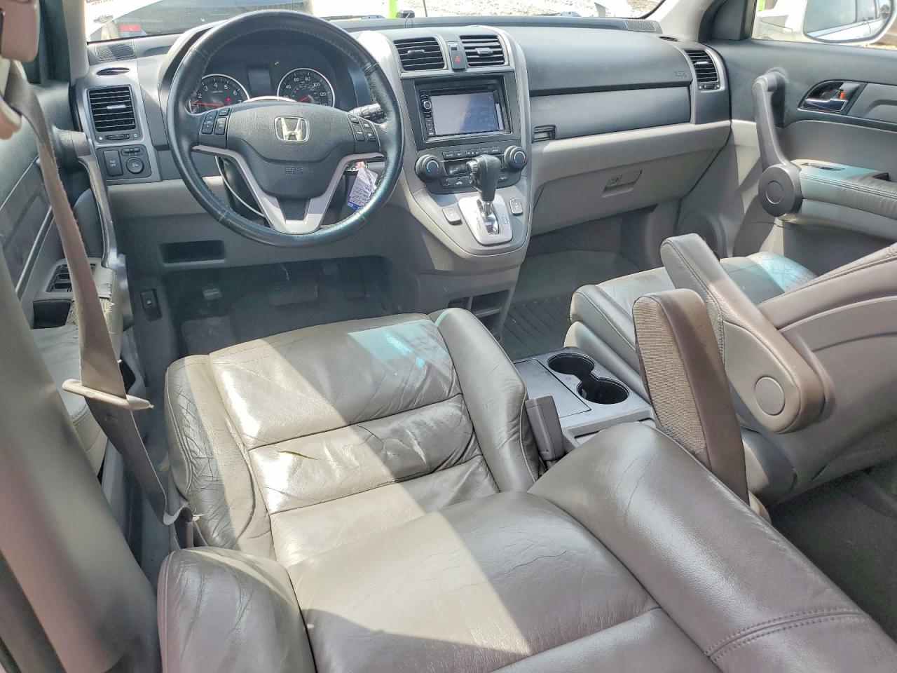 2009 Honda Cr-v Exl White vin: JHLRE38799C014778