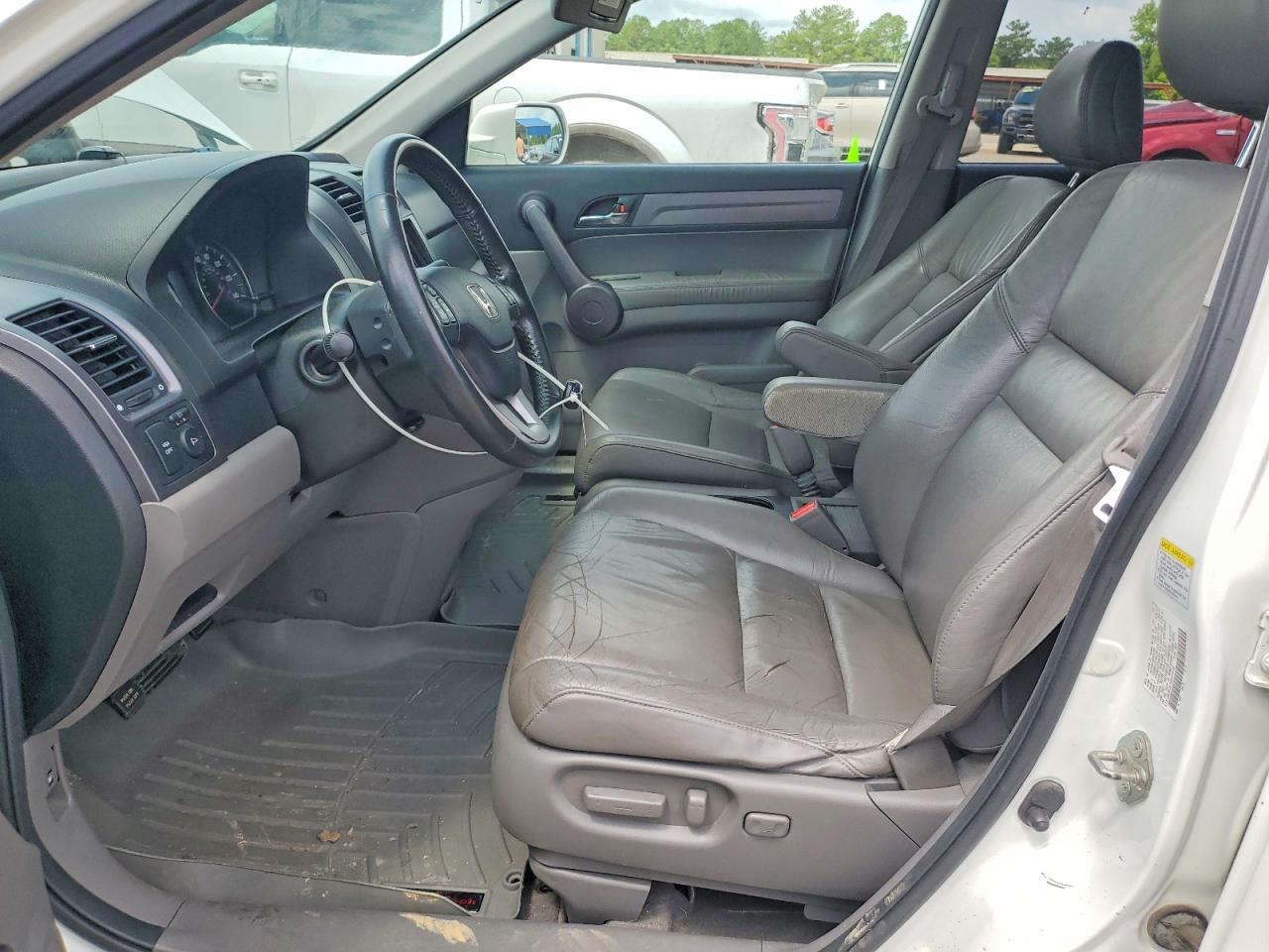 2009 Honda Cr-v Exl White vin: JHLRE38799C014778