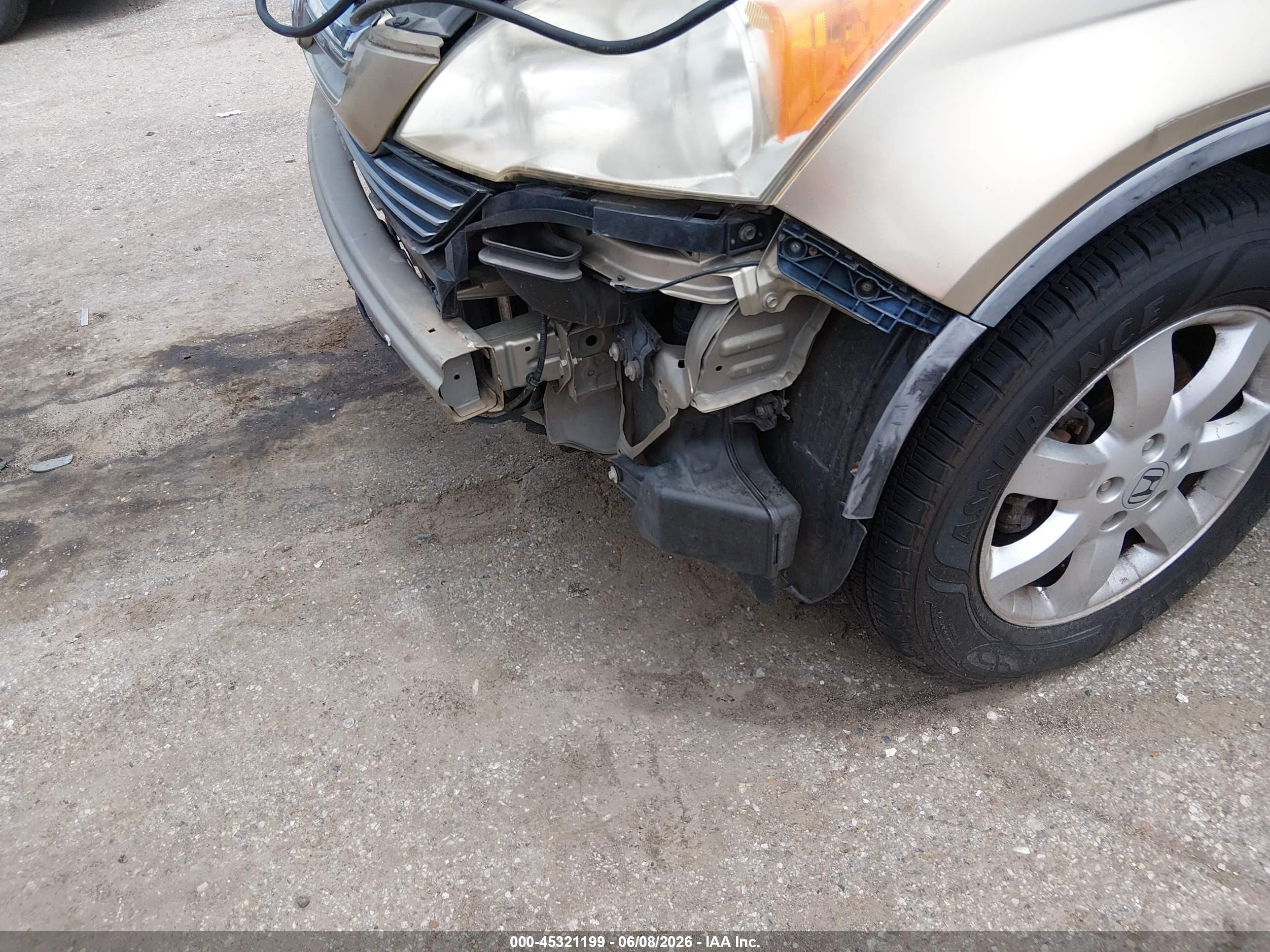 2007 Honda Cr-v Ex-l Tan vin: JHLRE387X7C003091