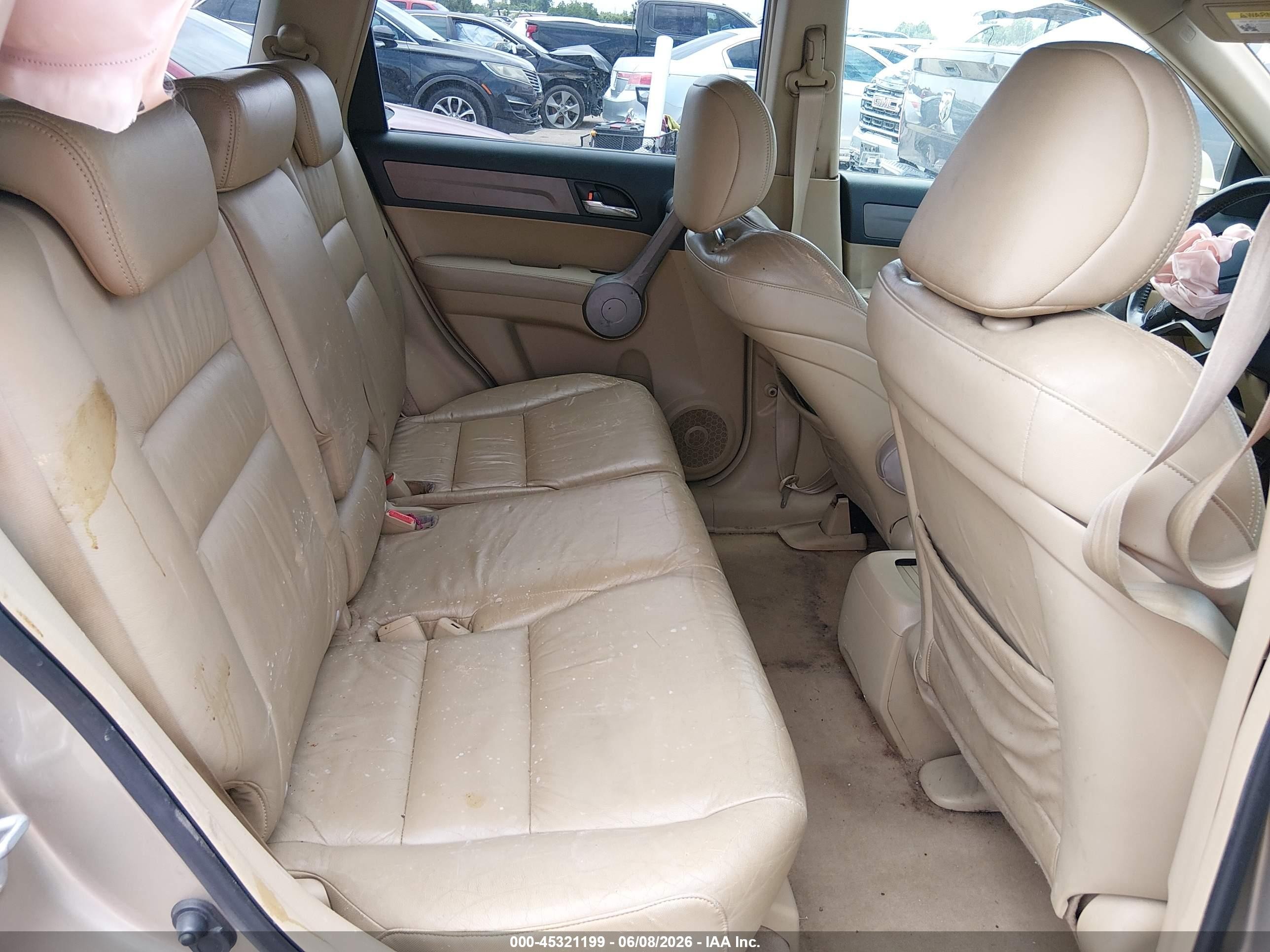 2007 Honda Cr-v Ex-l Tan vin: JHLRE387X7C003091