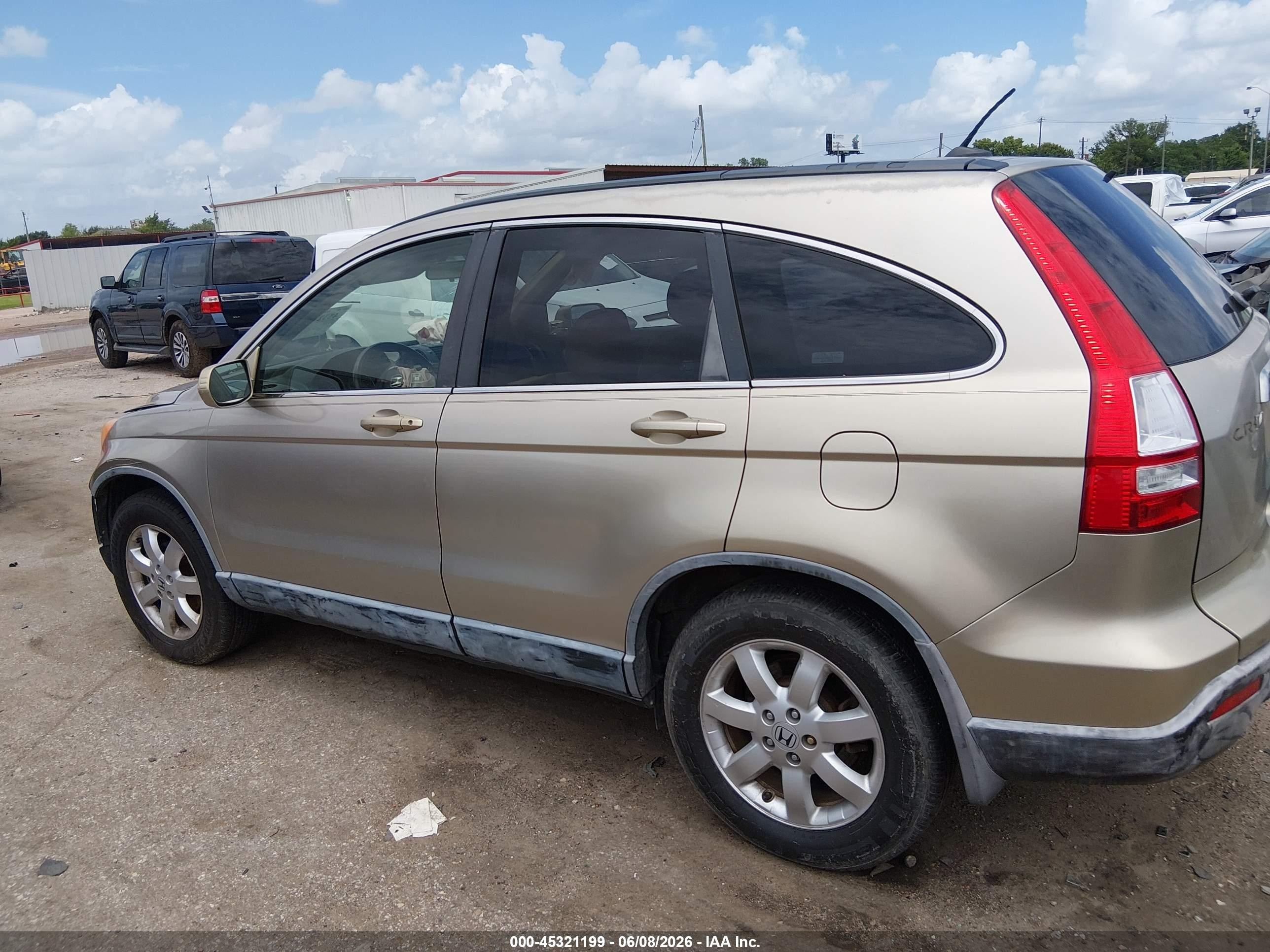 2007 Honda Cr-v Ex-l Tan vin: JHLRE387X7C003091