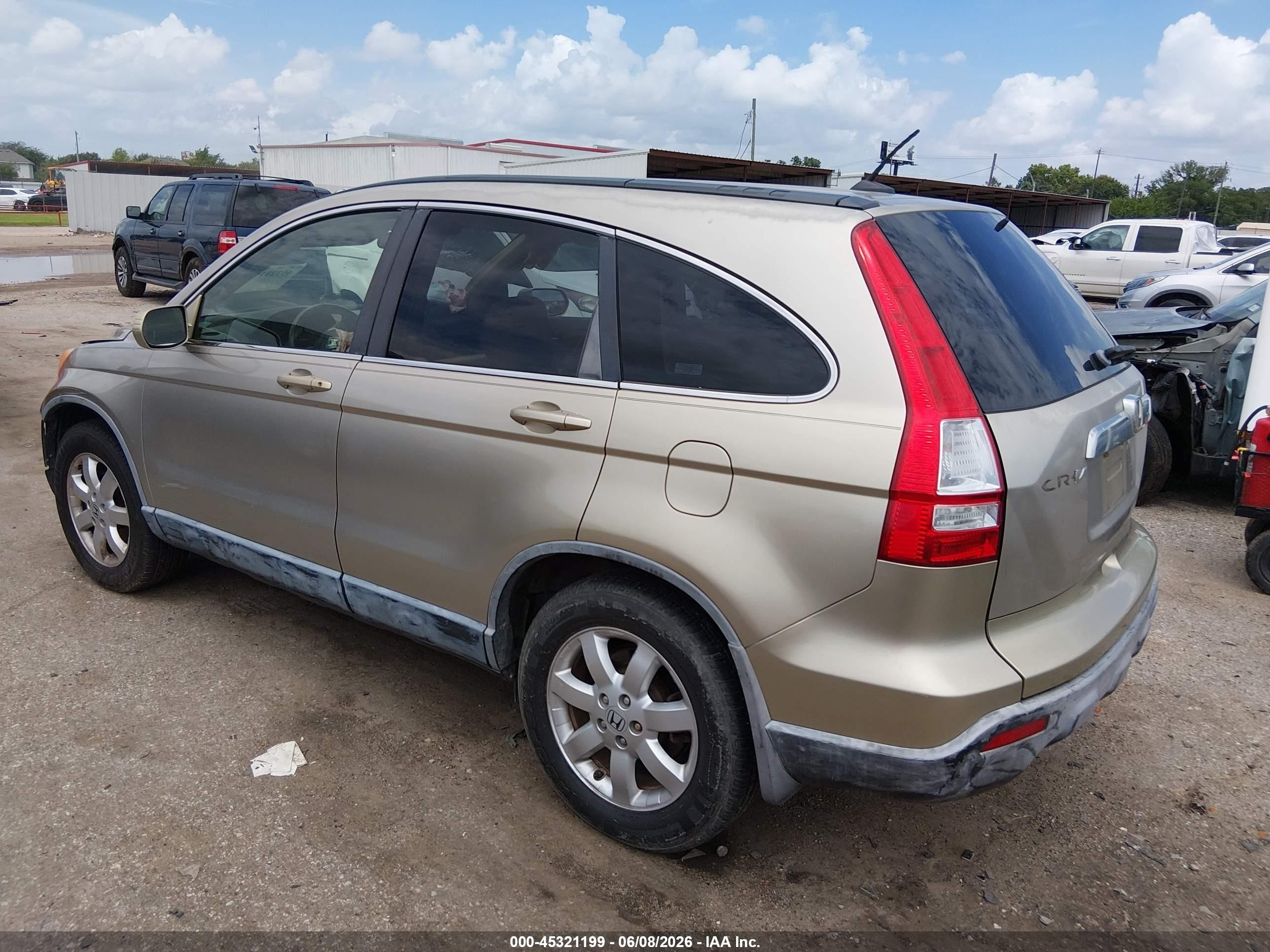 2007 Honda Cr-v Ex-l Tan vin: JHLRE387X7C003091