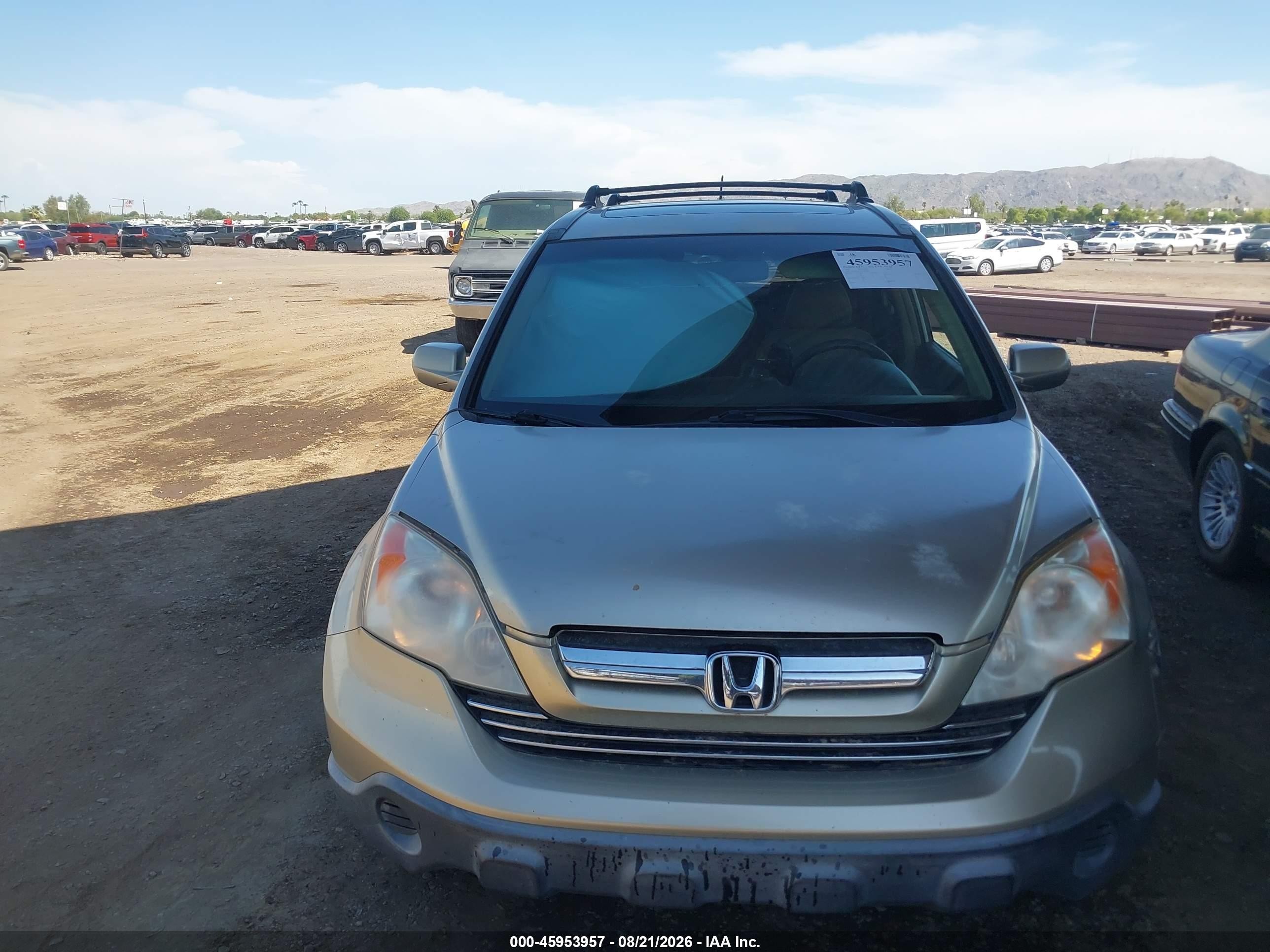 2007 Honda Cr-v Ex-l Коричневый vin: JHLRE387X7C007707