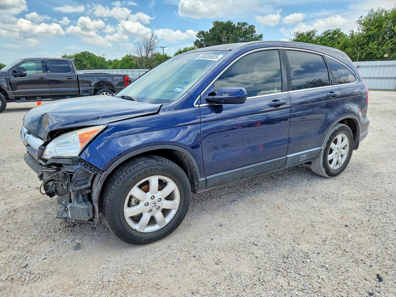 2007 Honda Cr-v Exl Blue vin: JHLRE387X7C028184