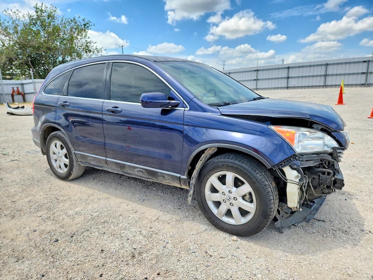 2007 Honda Cr-v Exl Blue vin: JHLRE387X7C028184