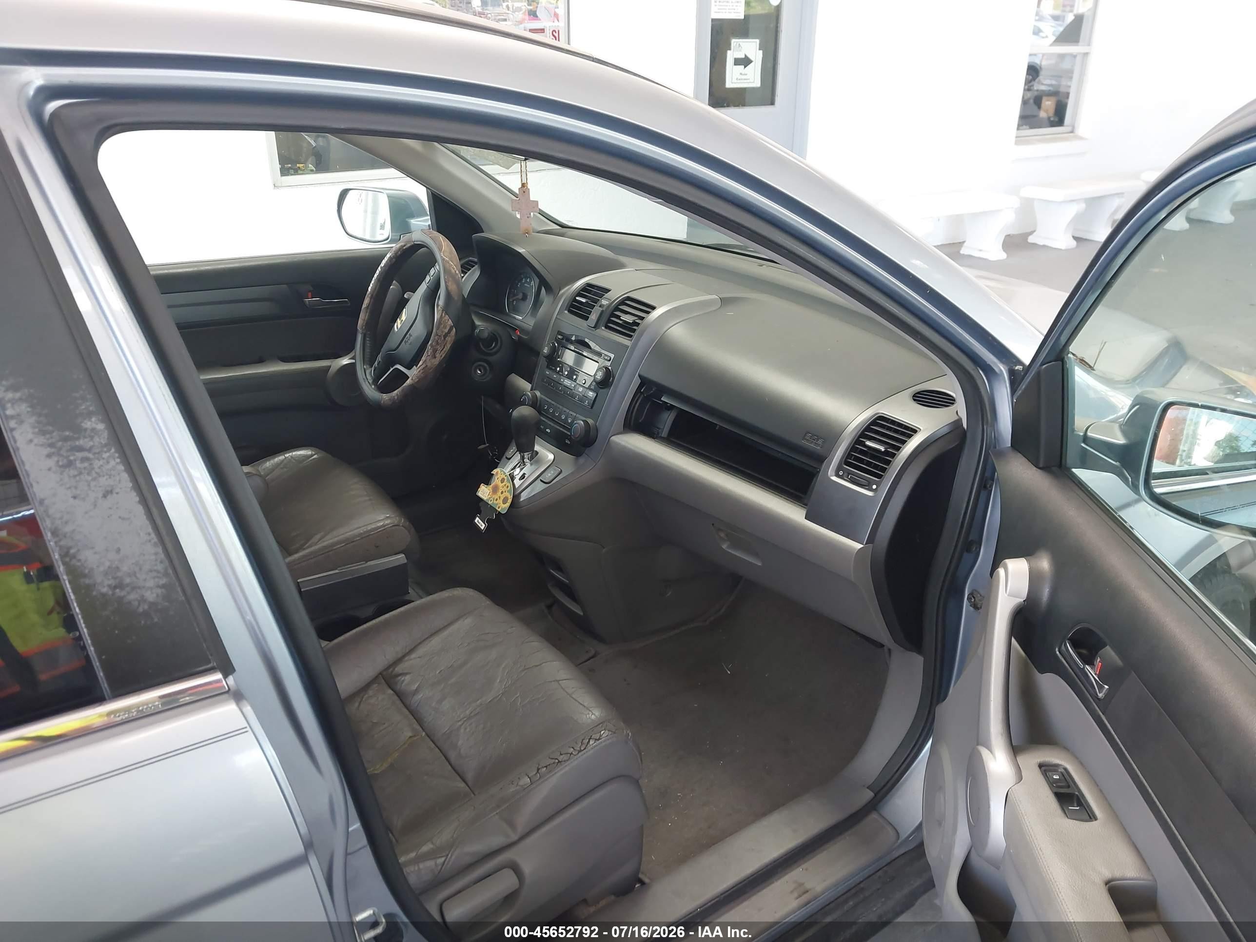 2007 Honda Cr-v Ex-l Light Blue vin: JHLRE387X7C036351