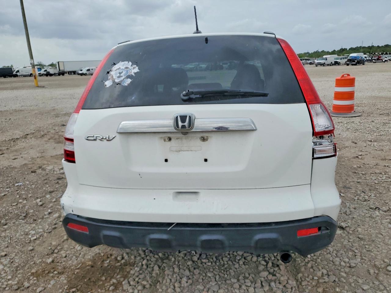 2007 Honda Cr-v Exl White vin: JHLRE387X7C042909