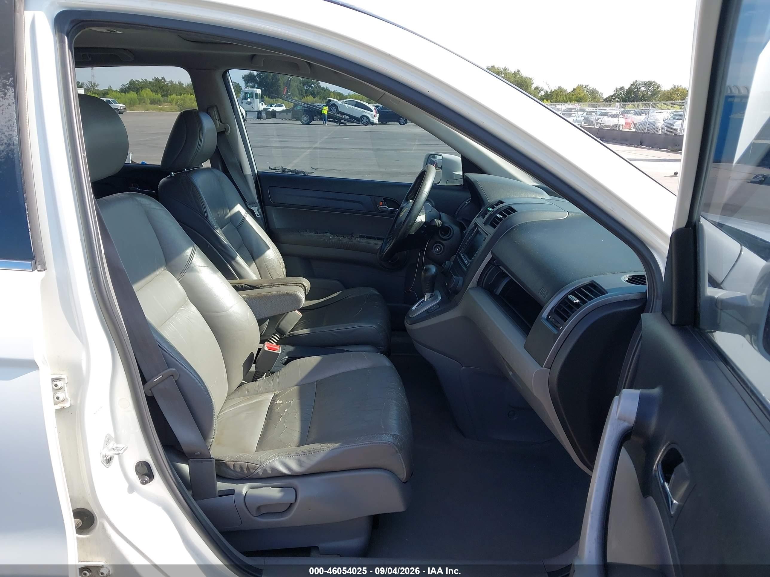 2007 Honda Cr-v Ex-l White vin: JHLRE387X7C053148