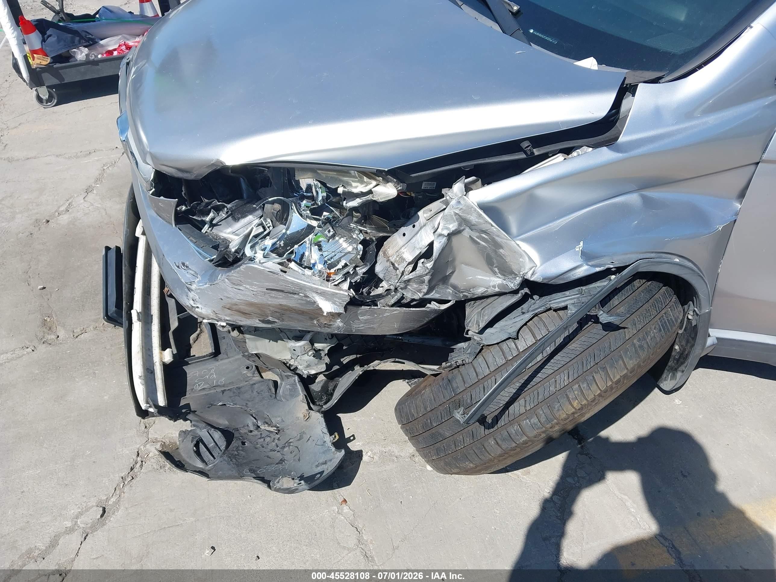 2007 Honda Cr-v Ex-l Silver vin: JHLRE387X7C057314
