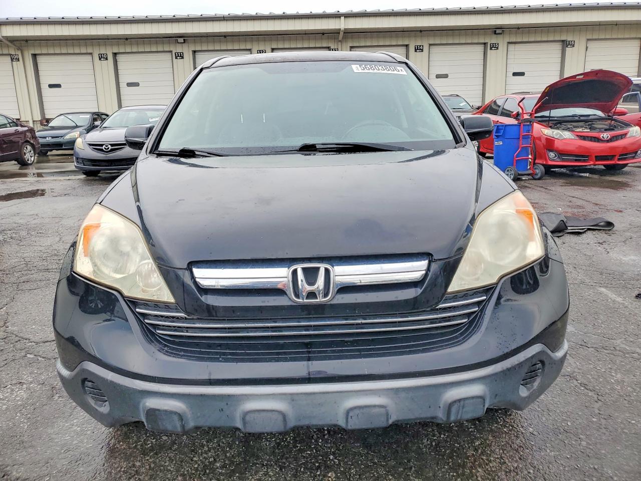 2007 Honda Cr-v Exl Black vin: JHLRE387X7C071648