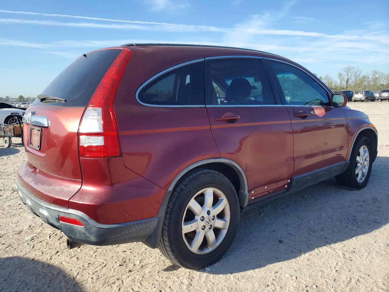 2008 Honda Cr-v Exl Burgundy vin: JHLRE387X8C011550